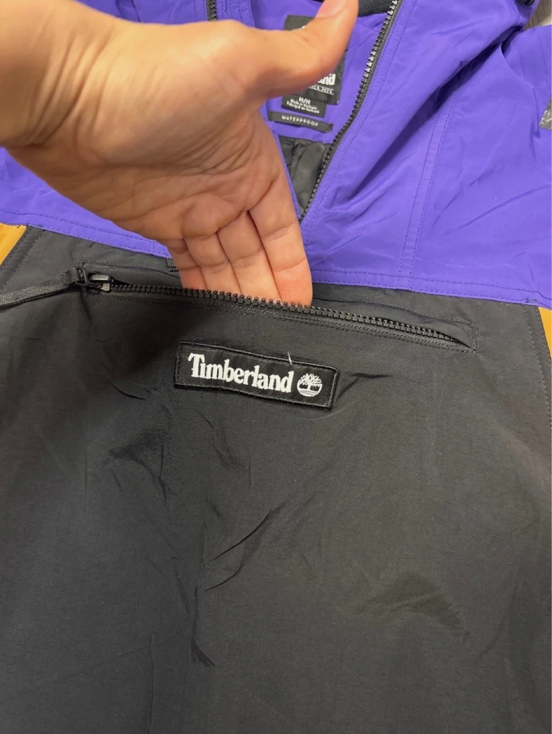 Timberland Anorak Jacket - Purple, Gold, Black - photo 2