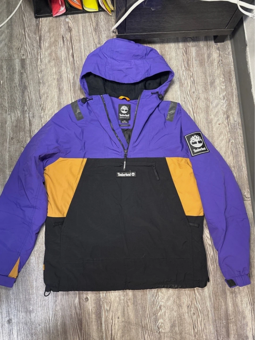 Timberland Anorak Jacket - Purple, Gold, Black
