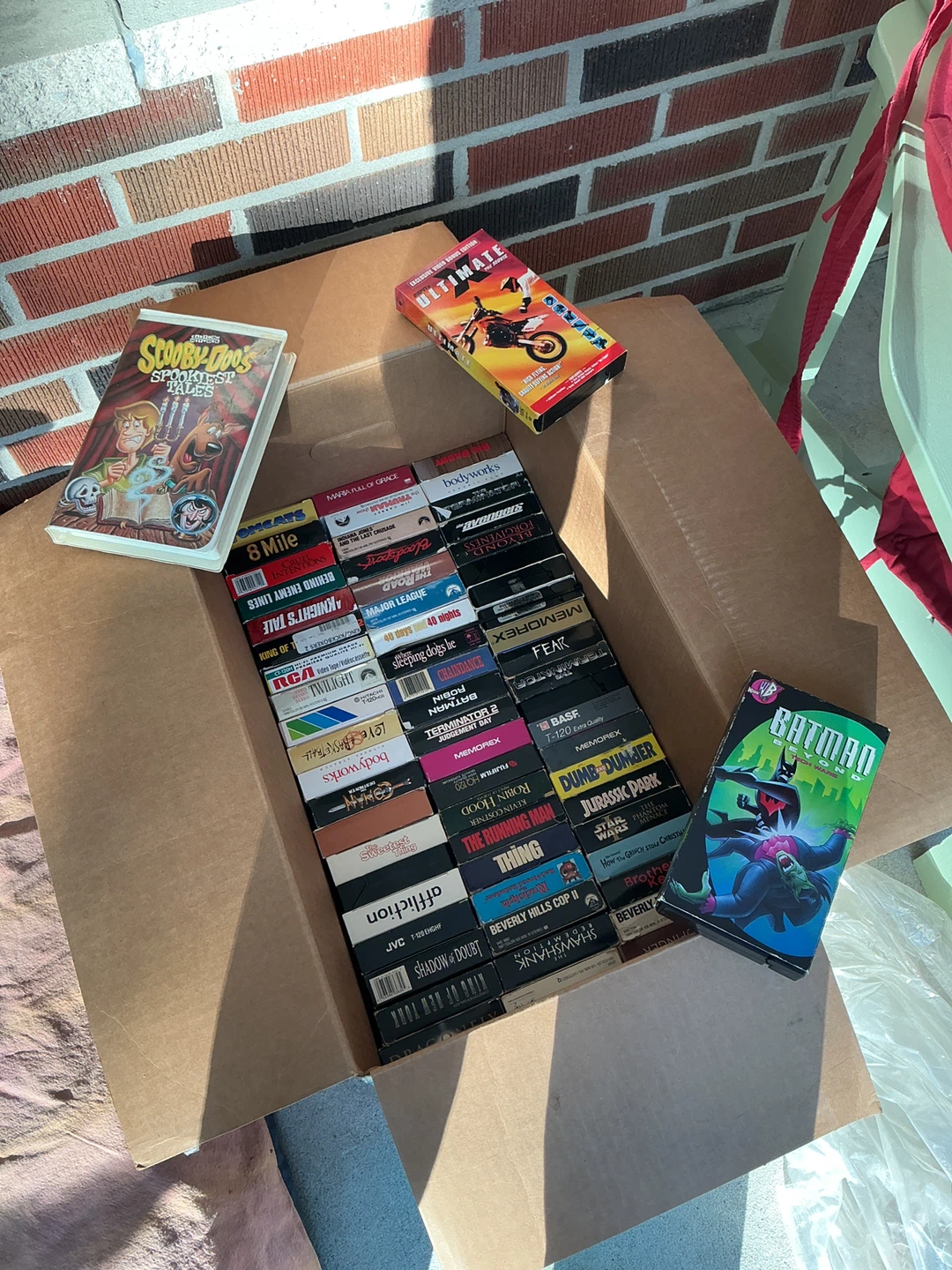VHS tapes + bonus recorder