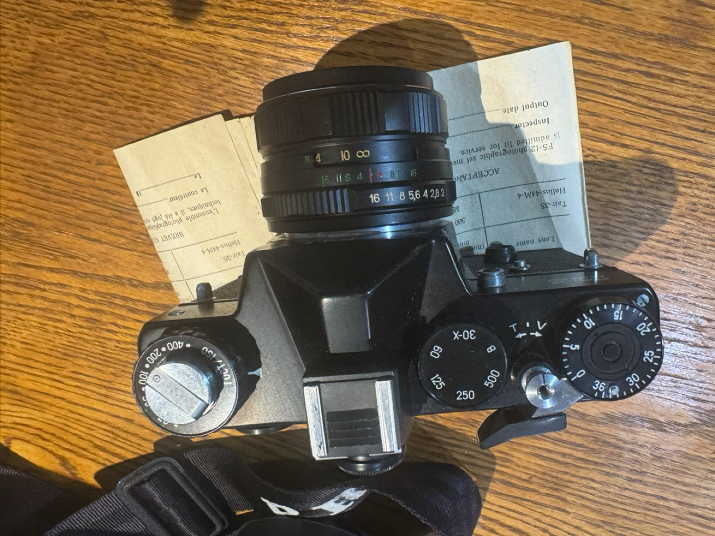 Zenit 35mm Film Camera with Helios Lens - photo 4