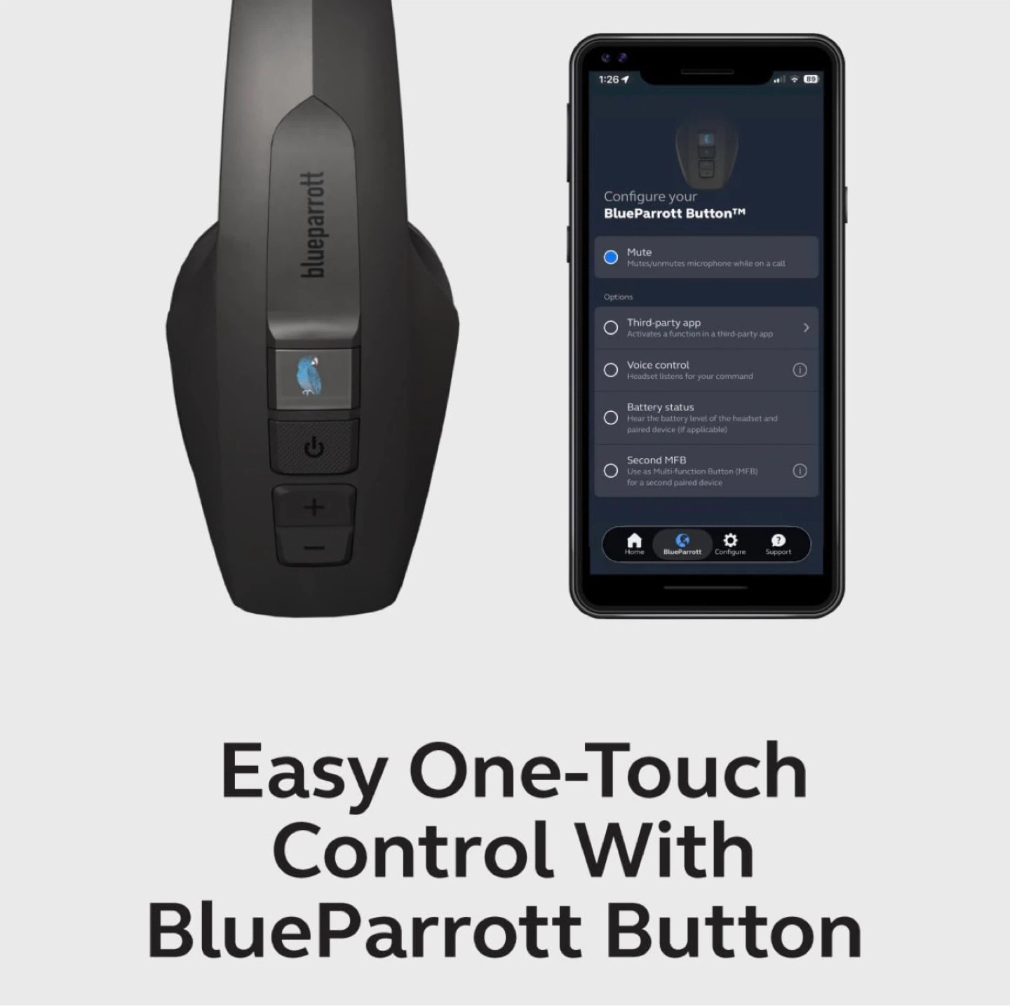 BlueParrott Pro B350-XT Bluetooth Headset - photo 2