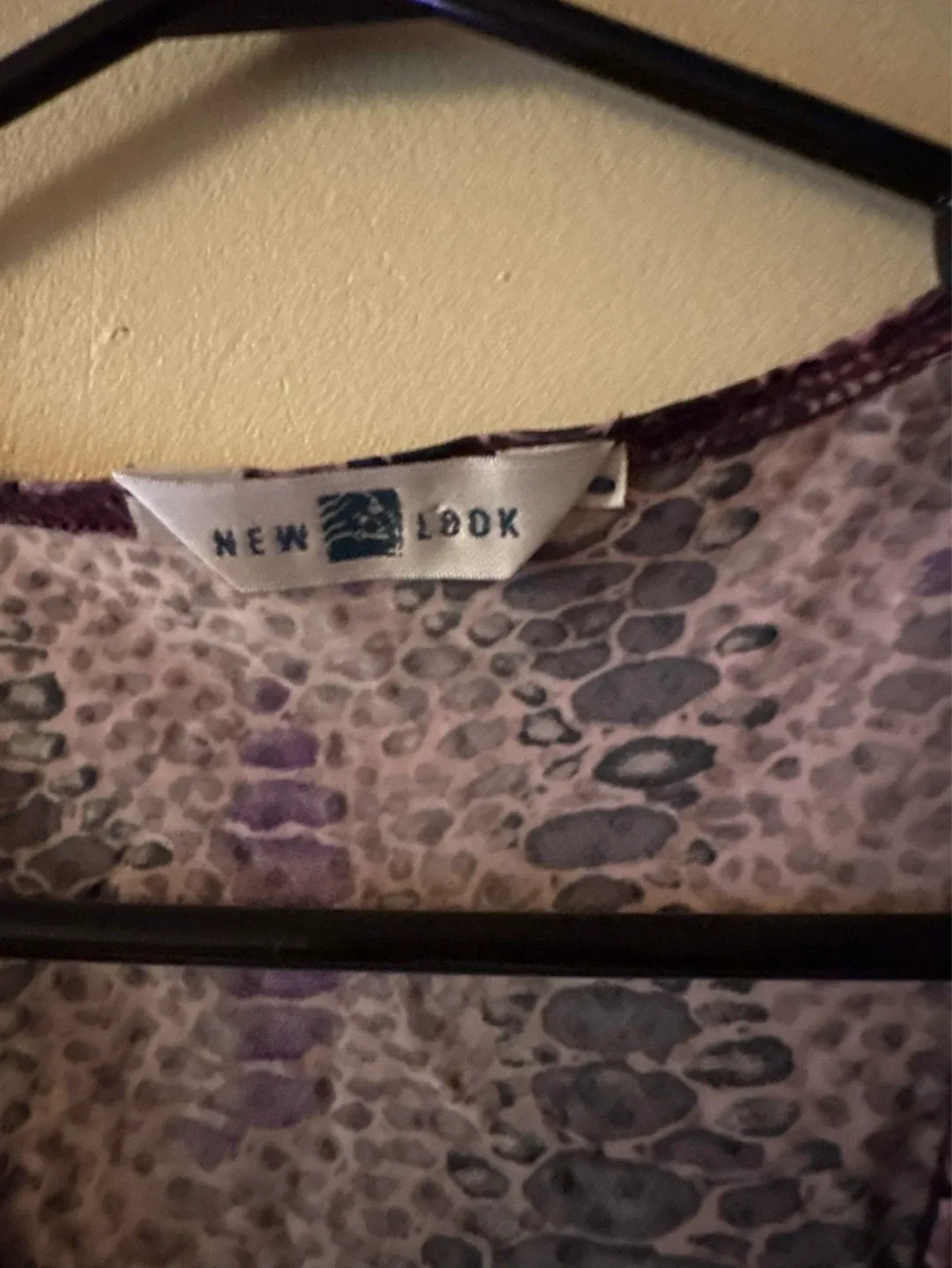Purple Sequin Snake Print Tank Top - photo 3