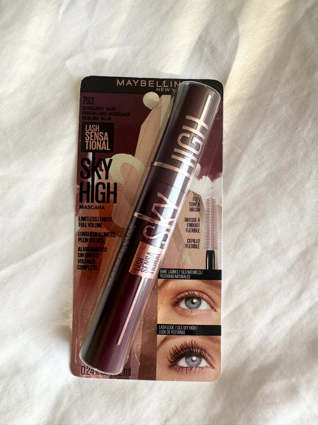 🆕 Maybelline Lash Sensational Sky High Mascara - Burgundy Haze
