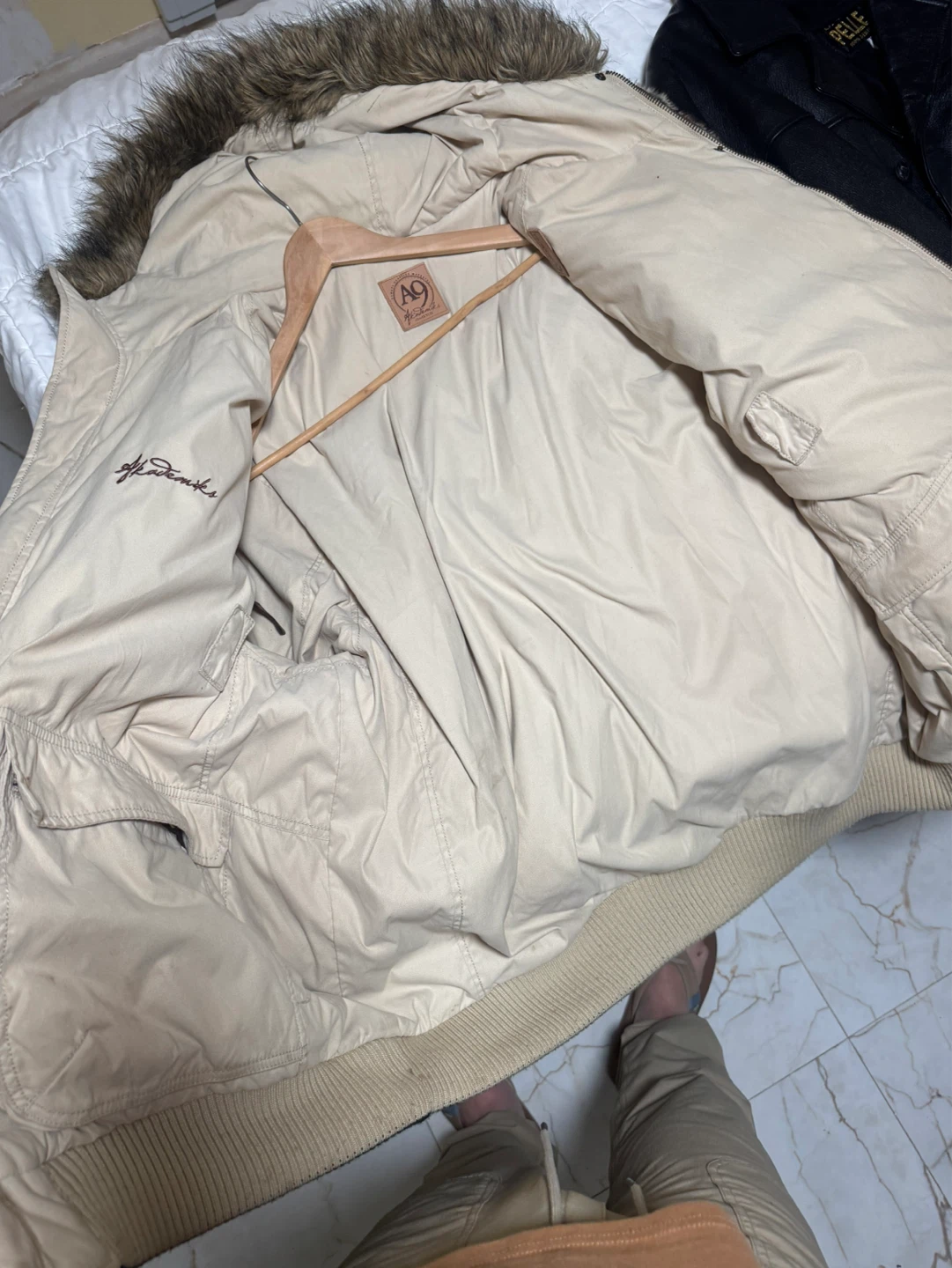 Akademiks Faux Fur Hooded Jacket - photo 3