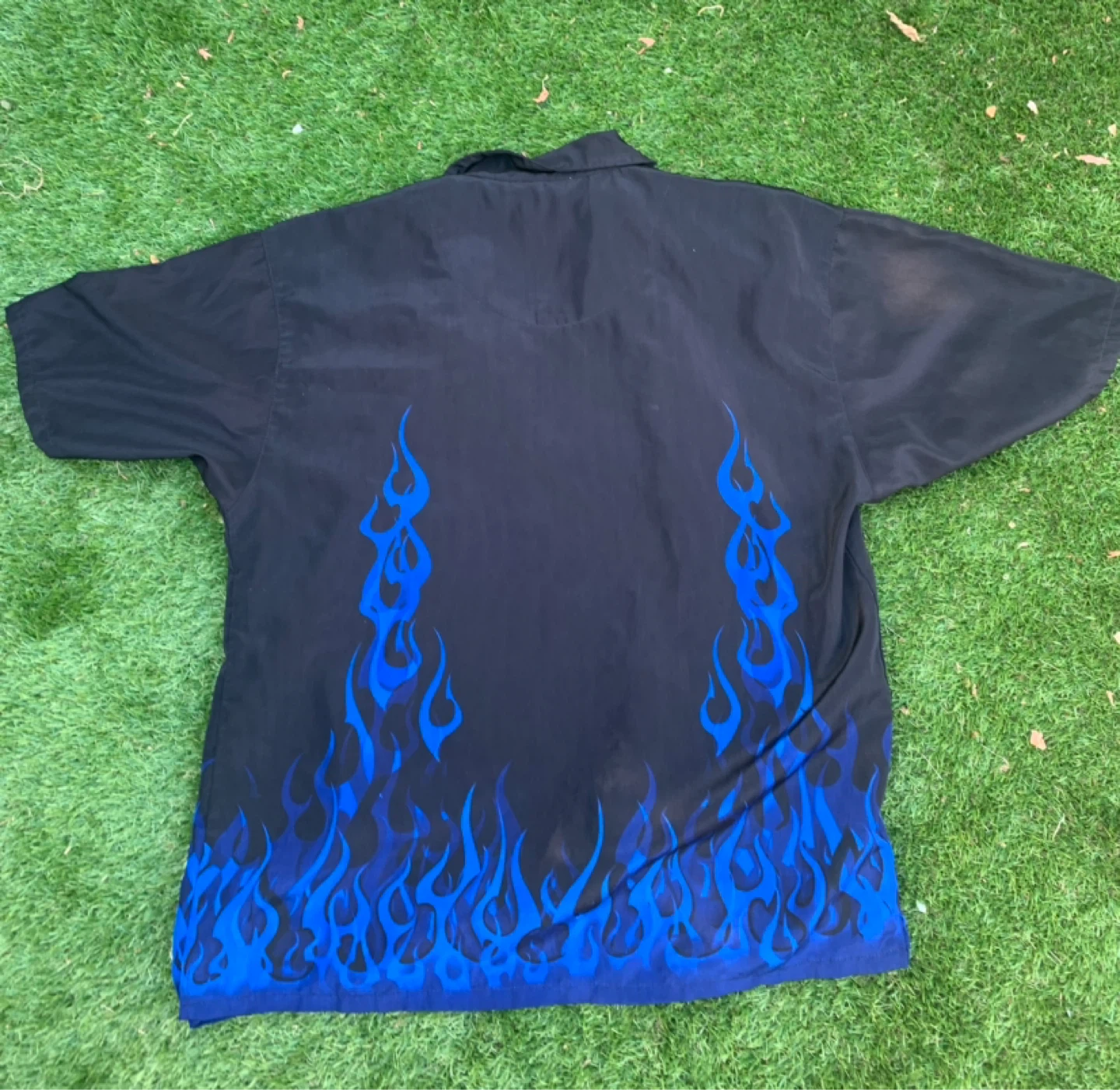 INDUSTRY SUPPLY CO. Y2k nu metal POLO SHIRT BAGGY - photo 3