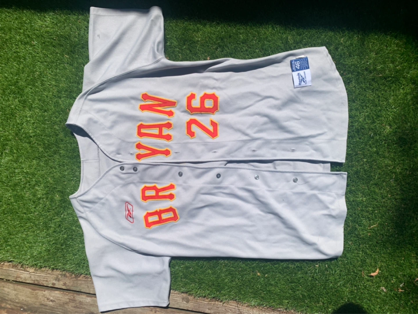Reebok Baseball Jersey - Bryan 26