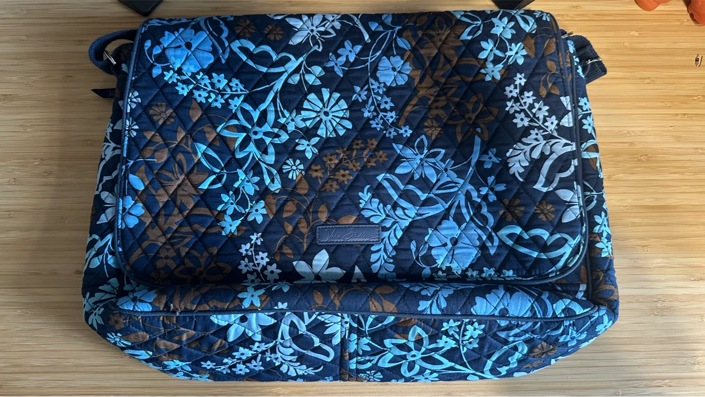 Vera Bradley Laptop Messenger Bag - Brand New