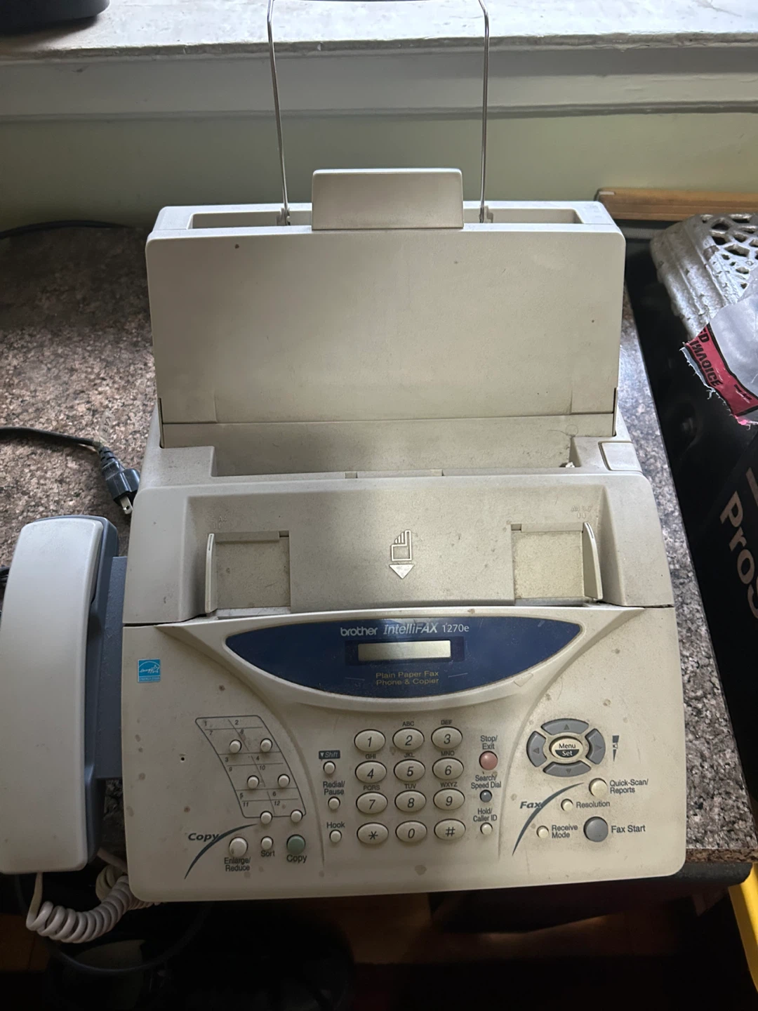 Brother IntelliFAX 1270e Plain Paper Fax Phone & Copier