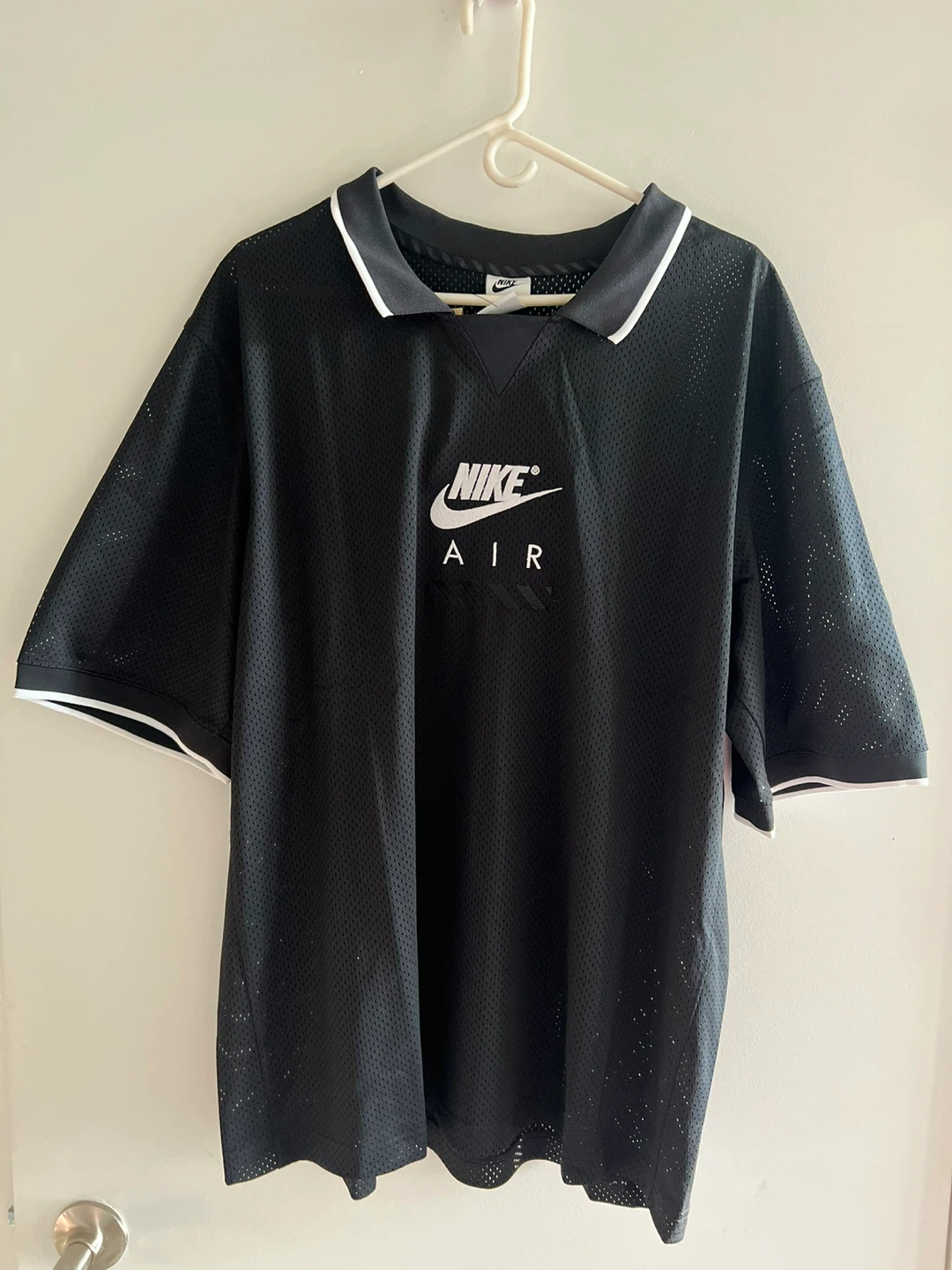 Nike Black Jersey Collared Shirt - Size XL - photo 2