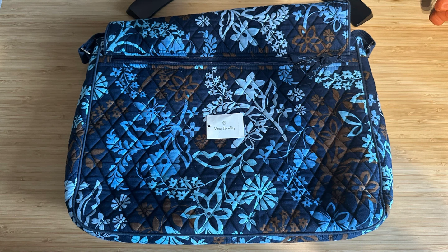 Vera Bradley Laptop Messenger Bag - Brand New - photo 5