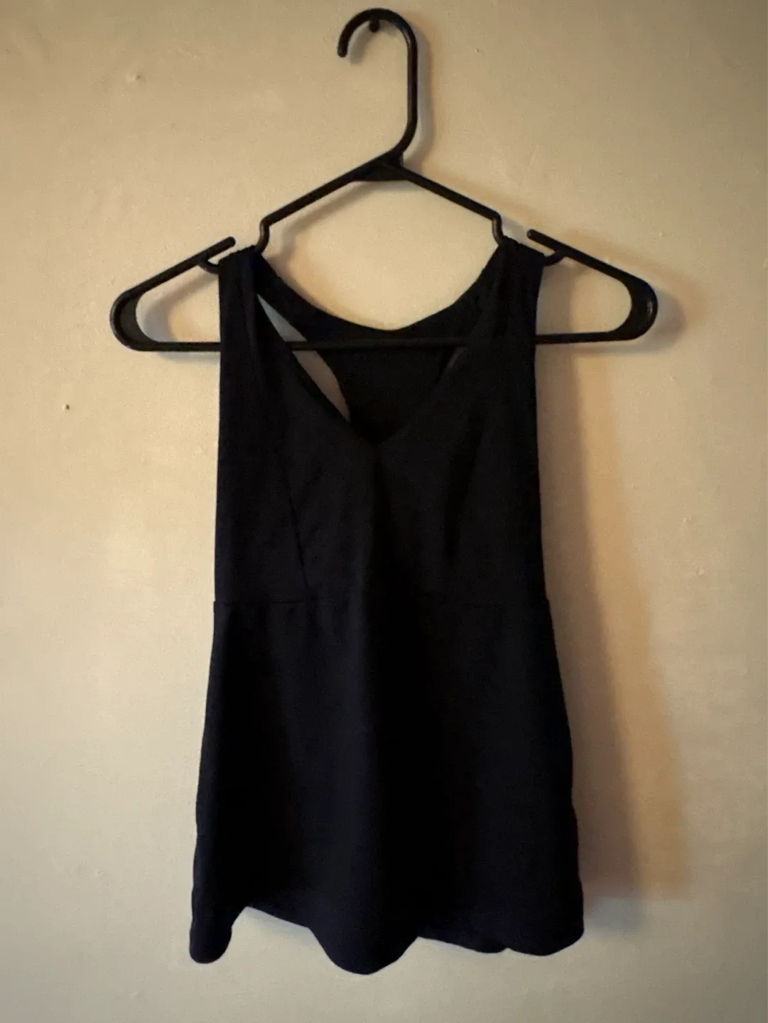 Fabletics Black Racerback Tank Top