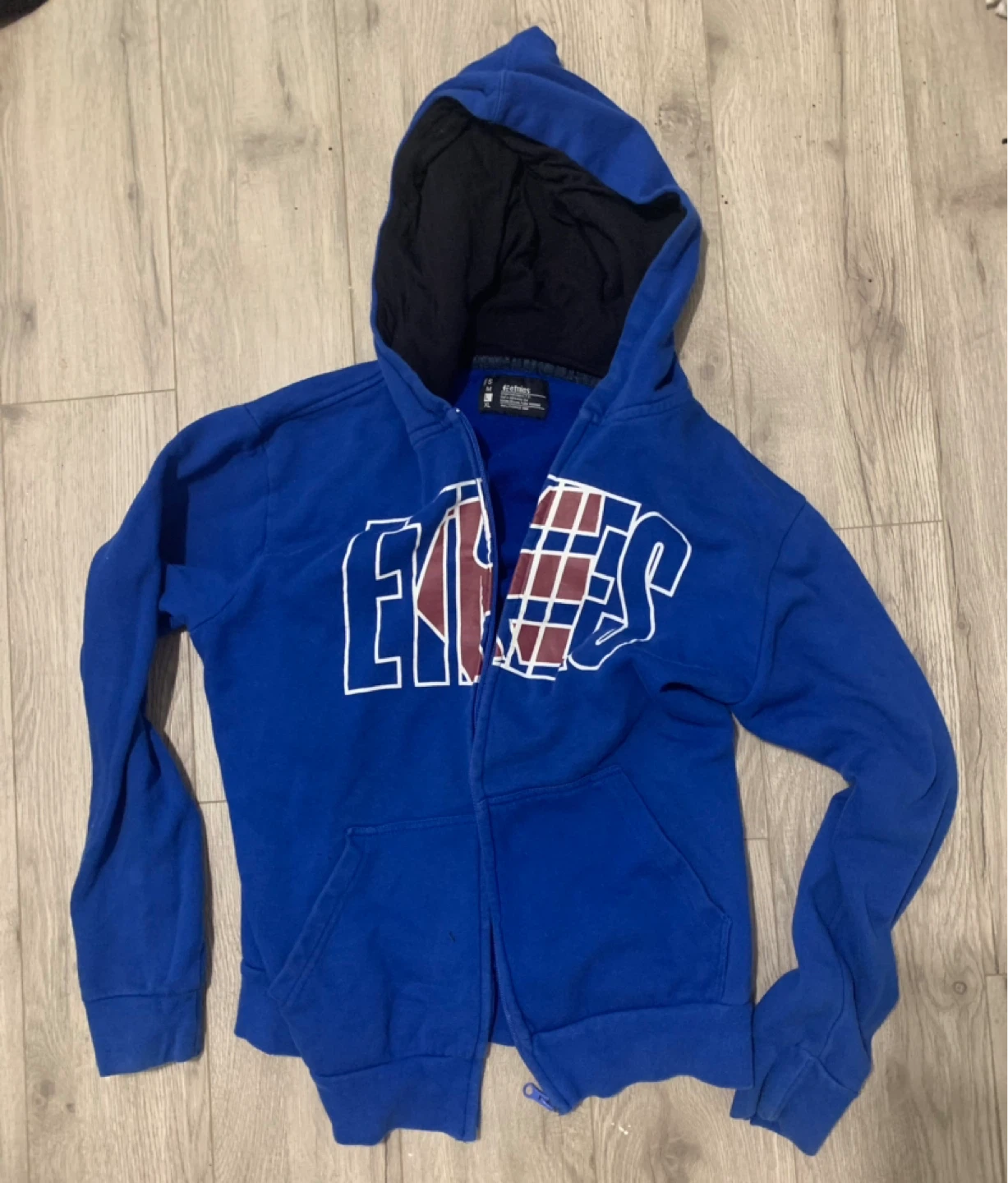 Etnies Blue Hoodie Skateboard brand