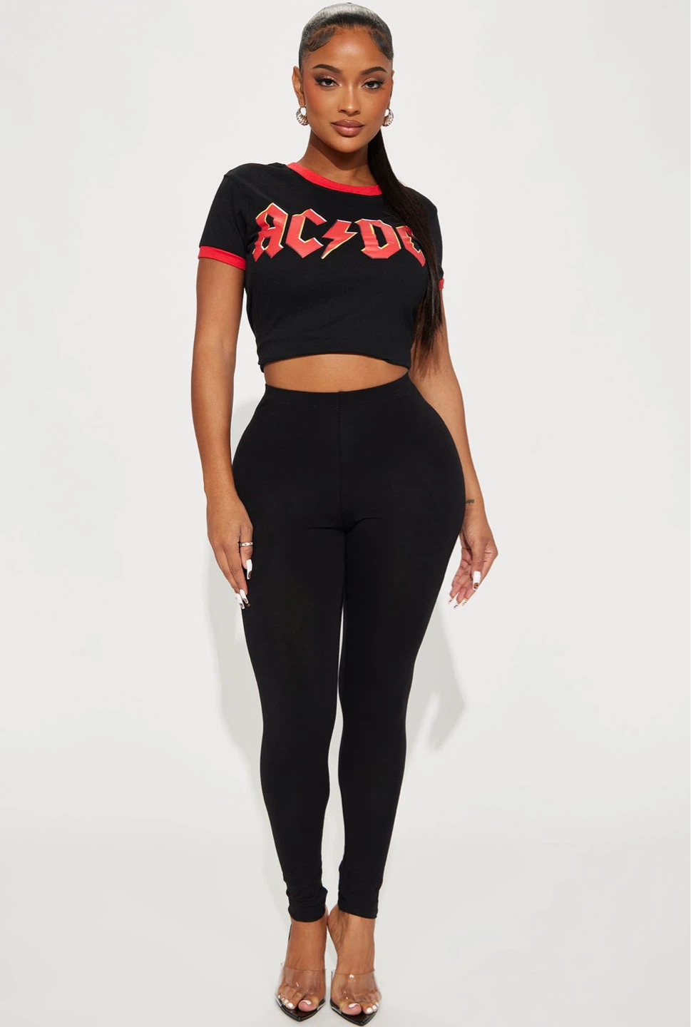 Fashion Nova Black High Waisted Leggings