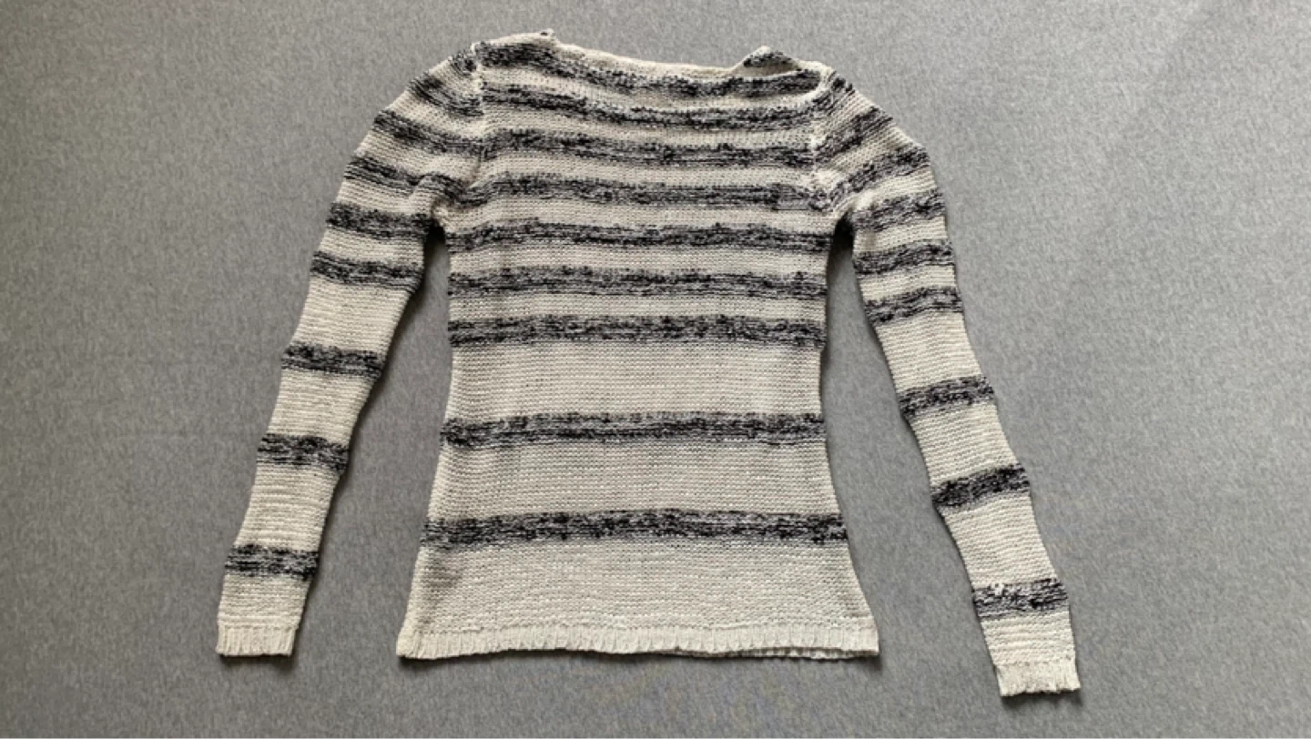 Caribbean Joe Petite Striped Sweater - Size Small - photo 2