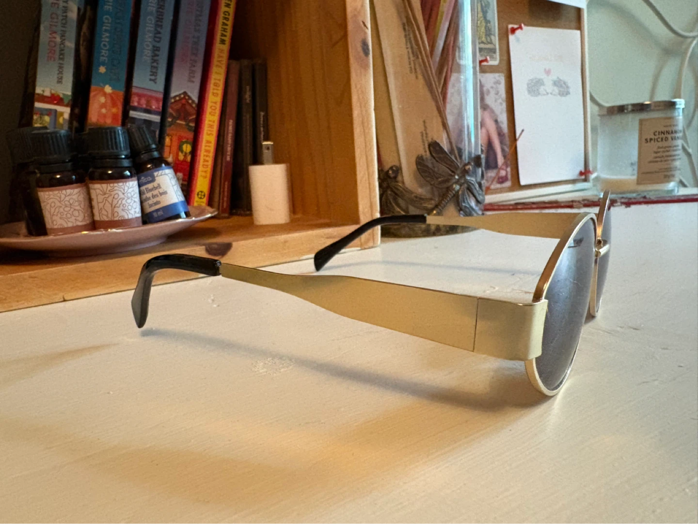 Gold Round Sunglasses - photo 2