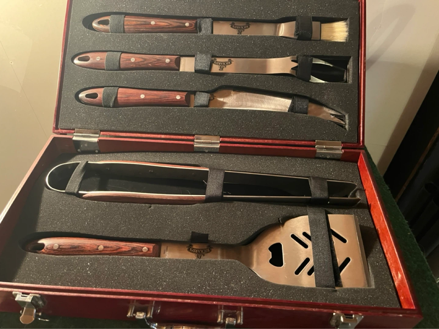 Rickard's BBQ Tool Set with Case - photo 2