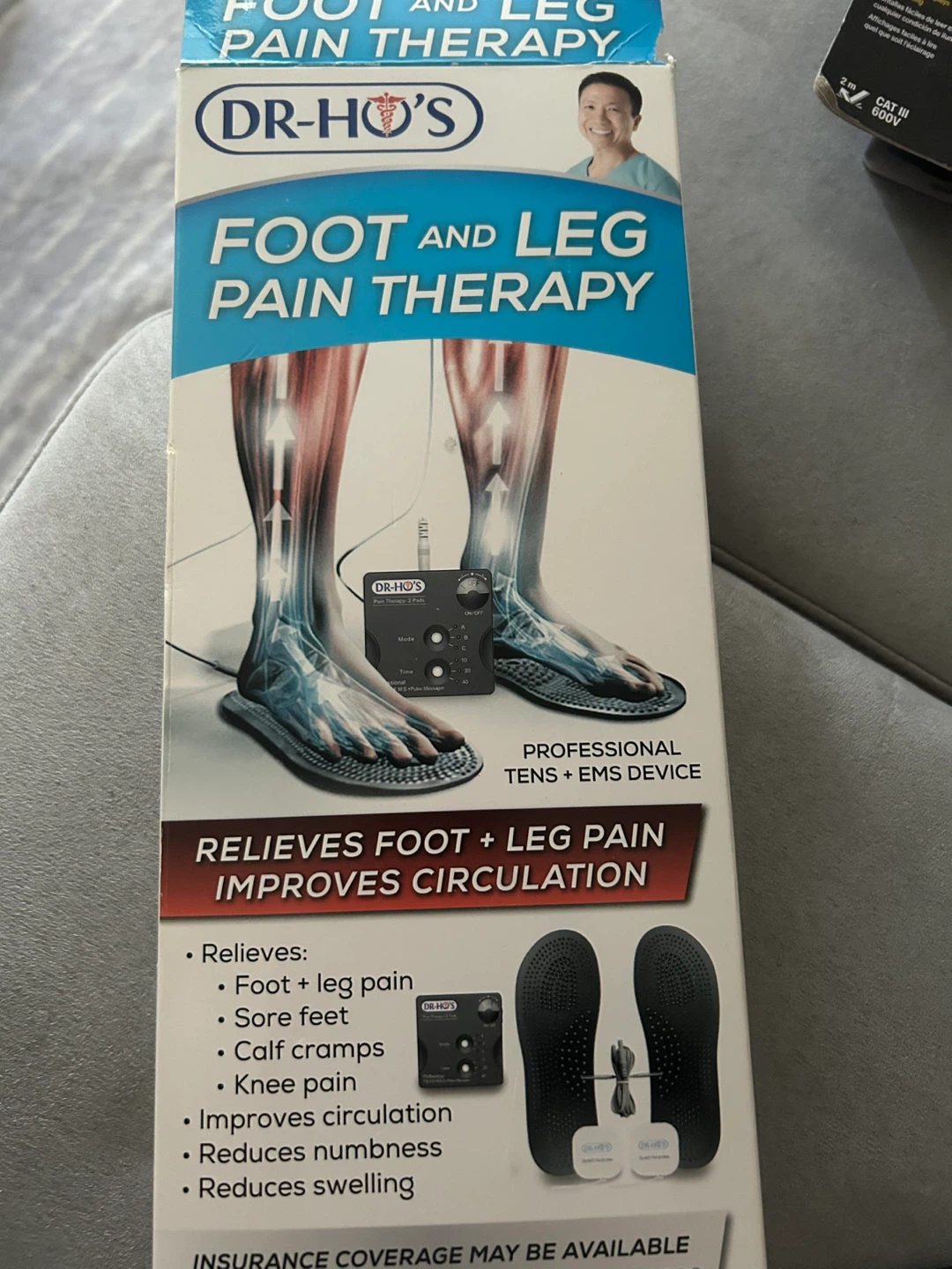 Open box not used Dr. Ho's Foot and Leg Pain Therapy