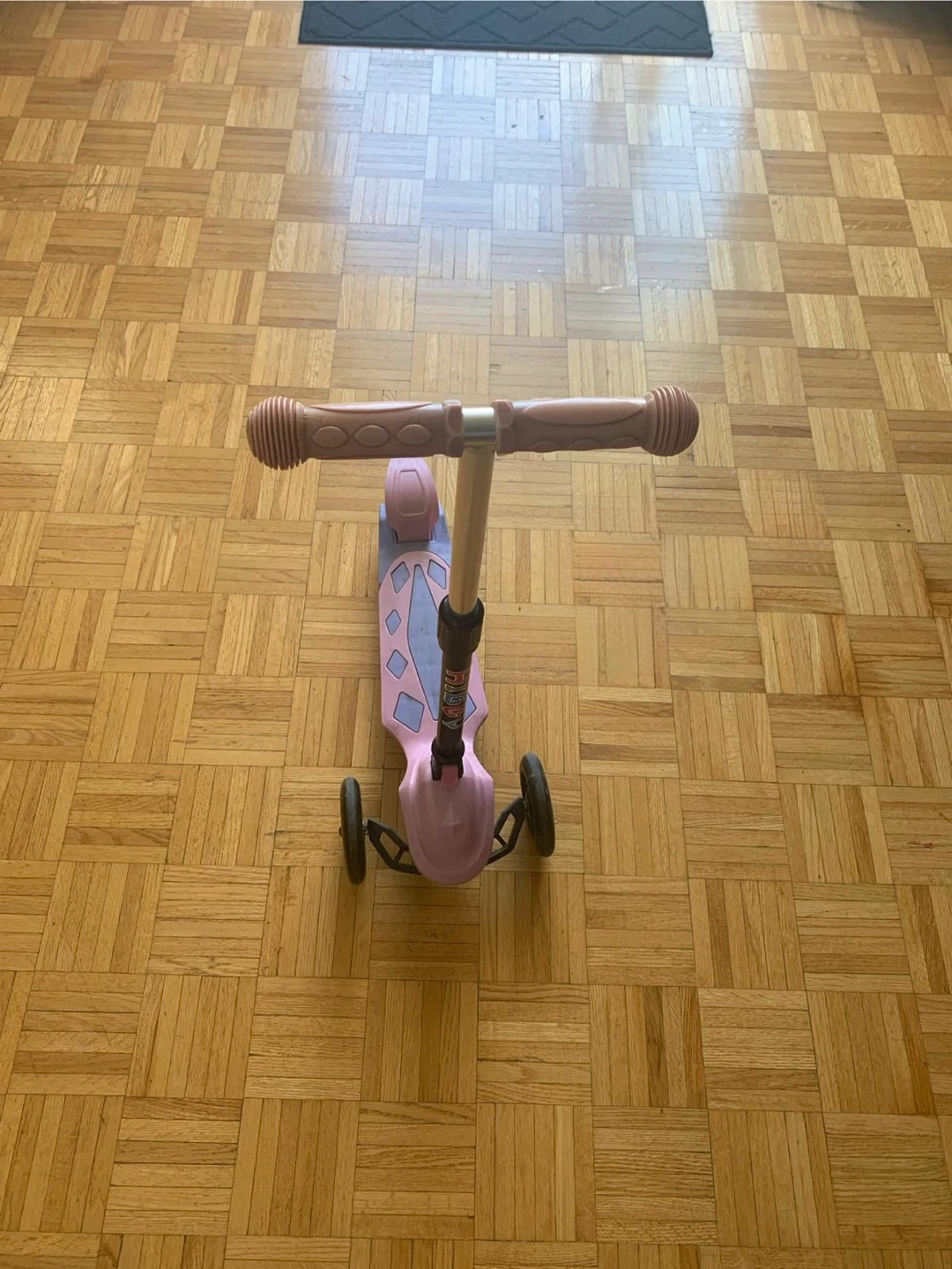 Pink 3-Wheel Scooter for Kids