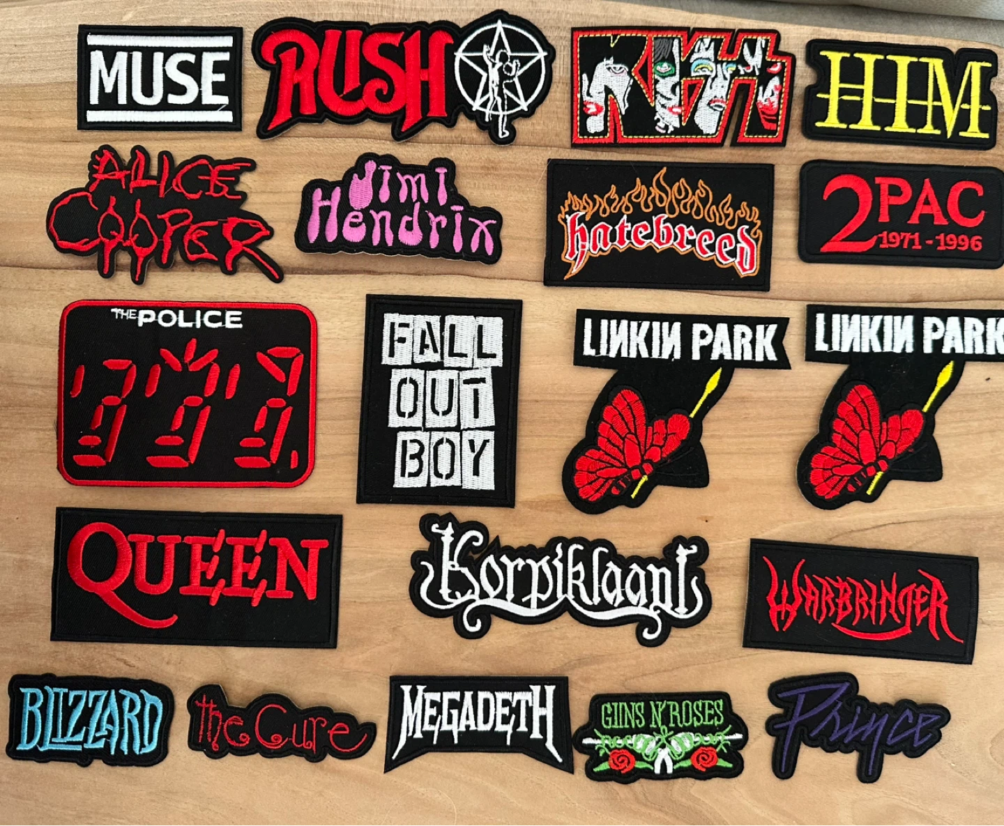 New Various Band Patches For Sale!