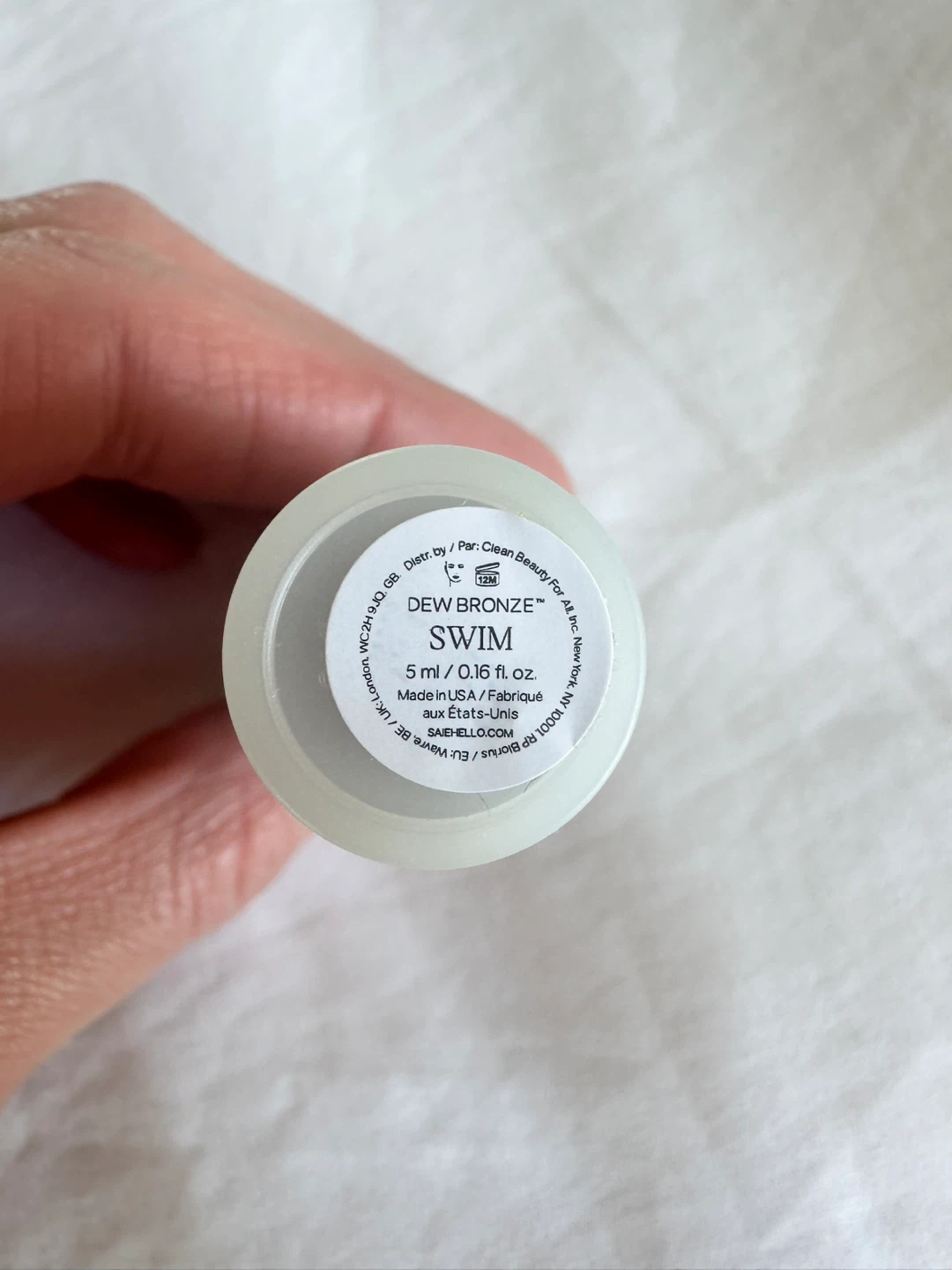 🆕 Saie Mini Dew Bronze Liquid Bronzer - Swim 5ml - photo 2