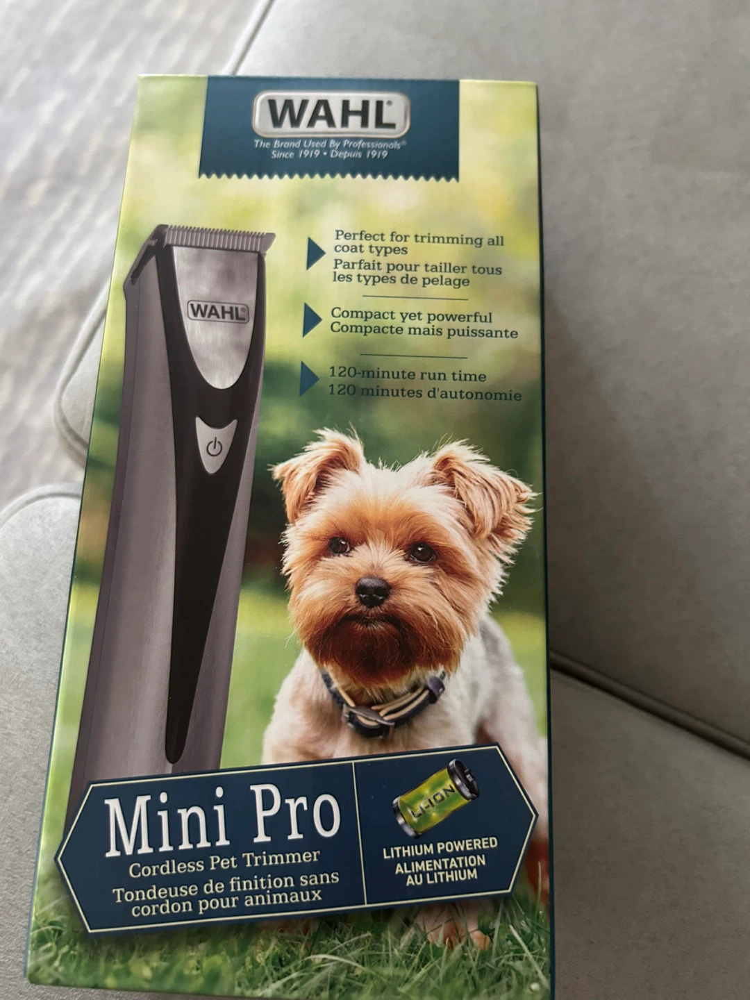 Open box not used Wahl Mini Pro Cordless Pet Trimmer