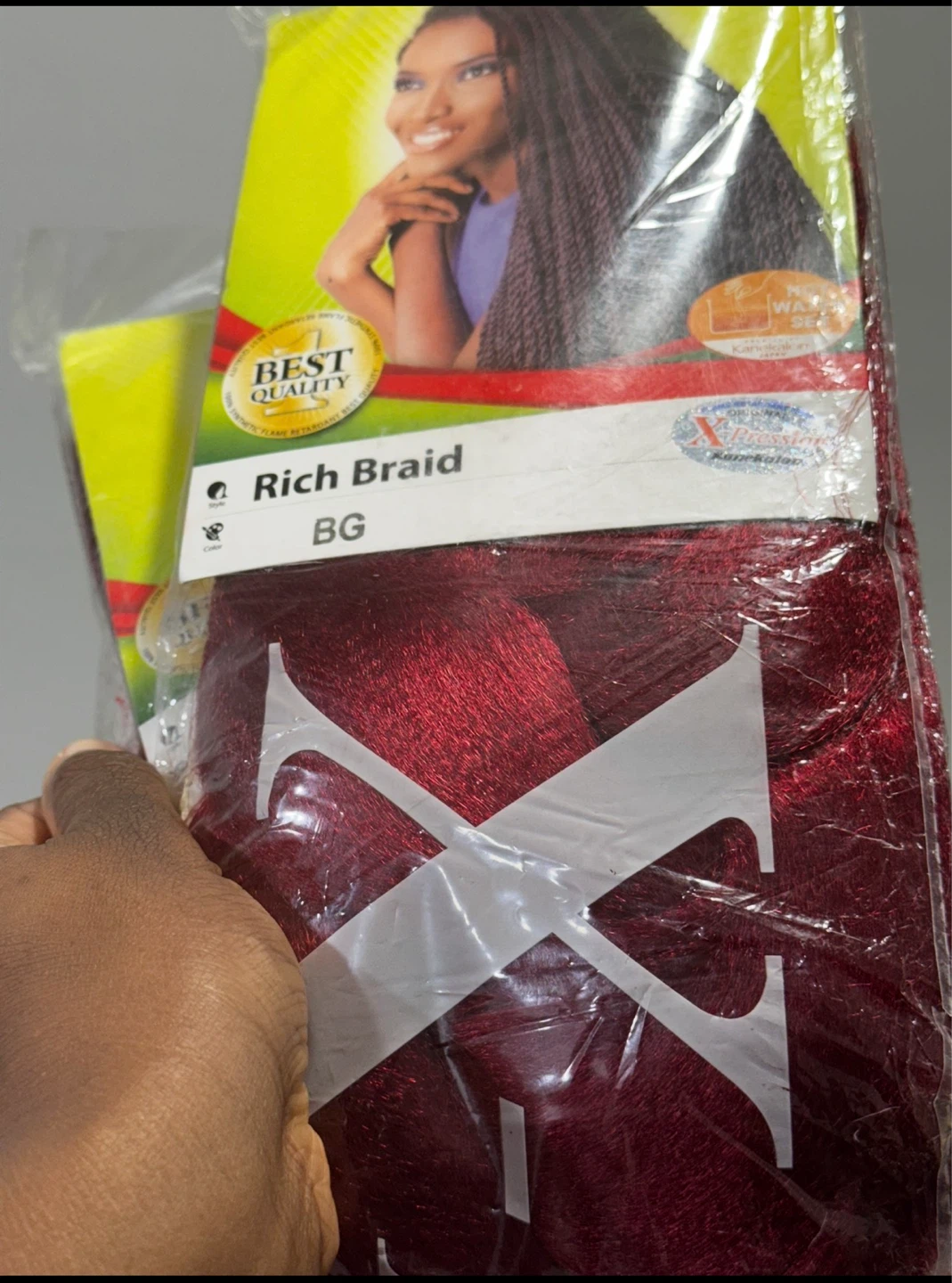 Large X-Pression Rich Braid Hair (Unstretched) - photo 2