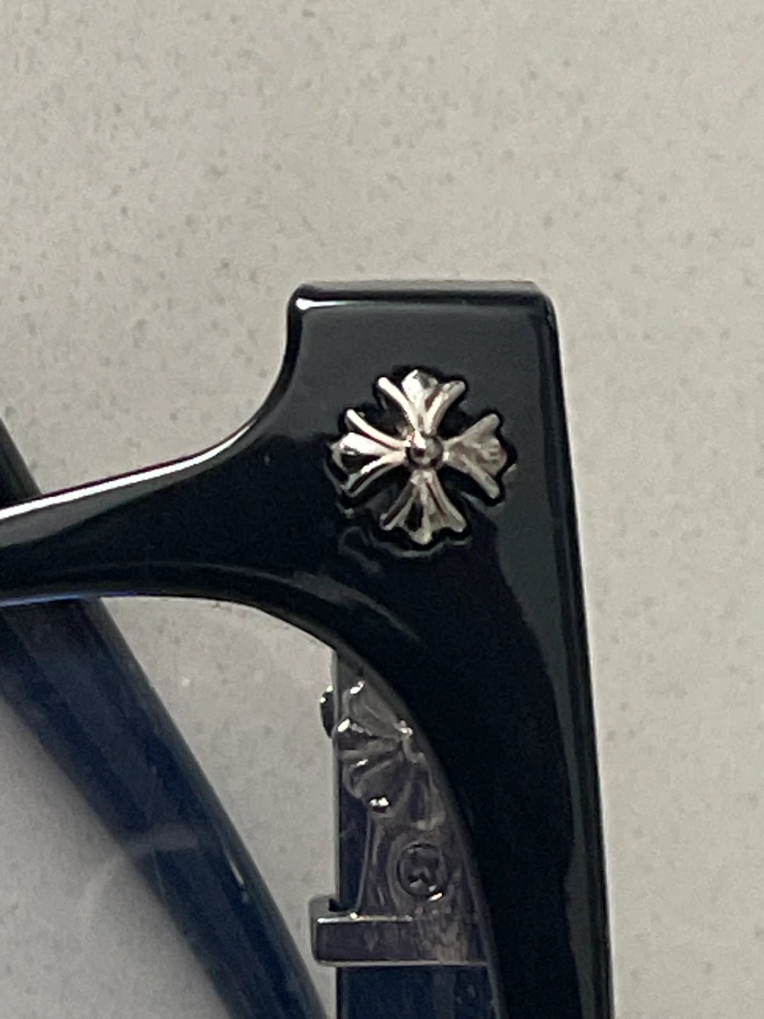 Chrome Hearts Glasses black and silver, blue light - photo 4