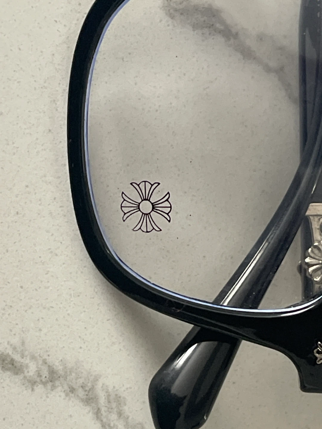 Chrome Hearts Glasses black and silver, blue light - photo 5