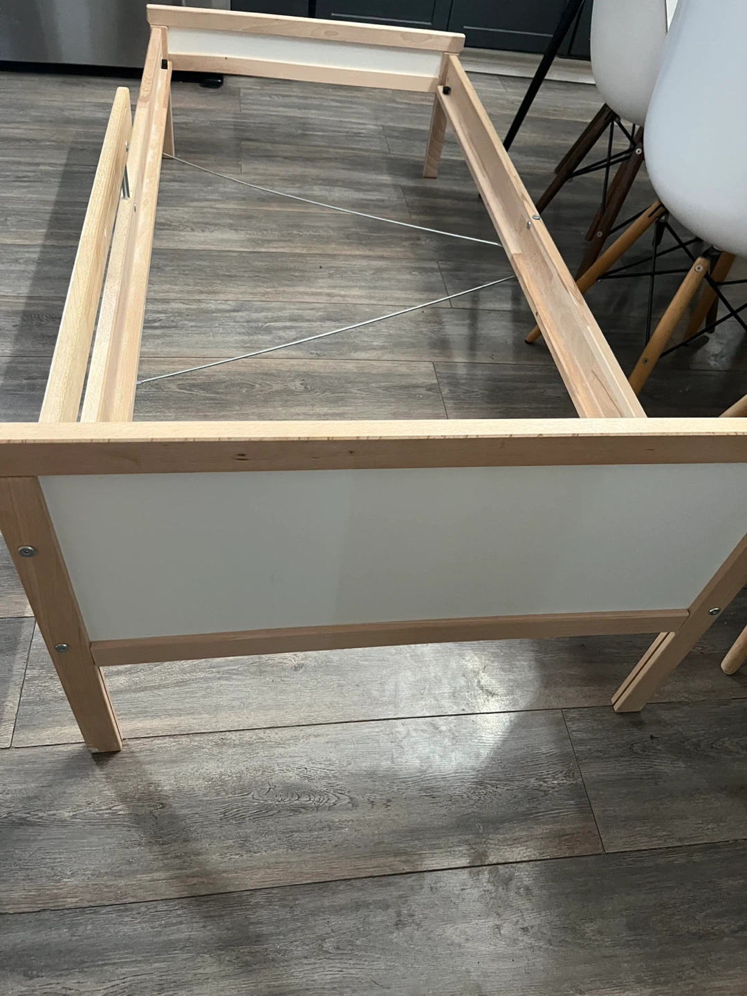 Wooden Toddler Bed Frame with Mattress - photo 4
