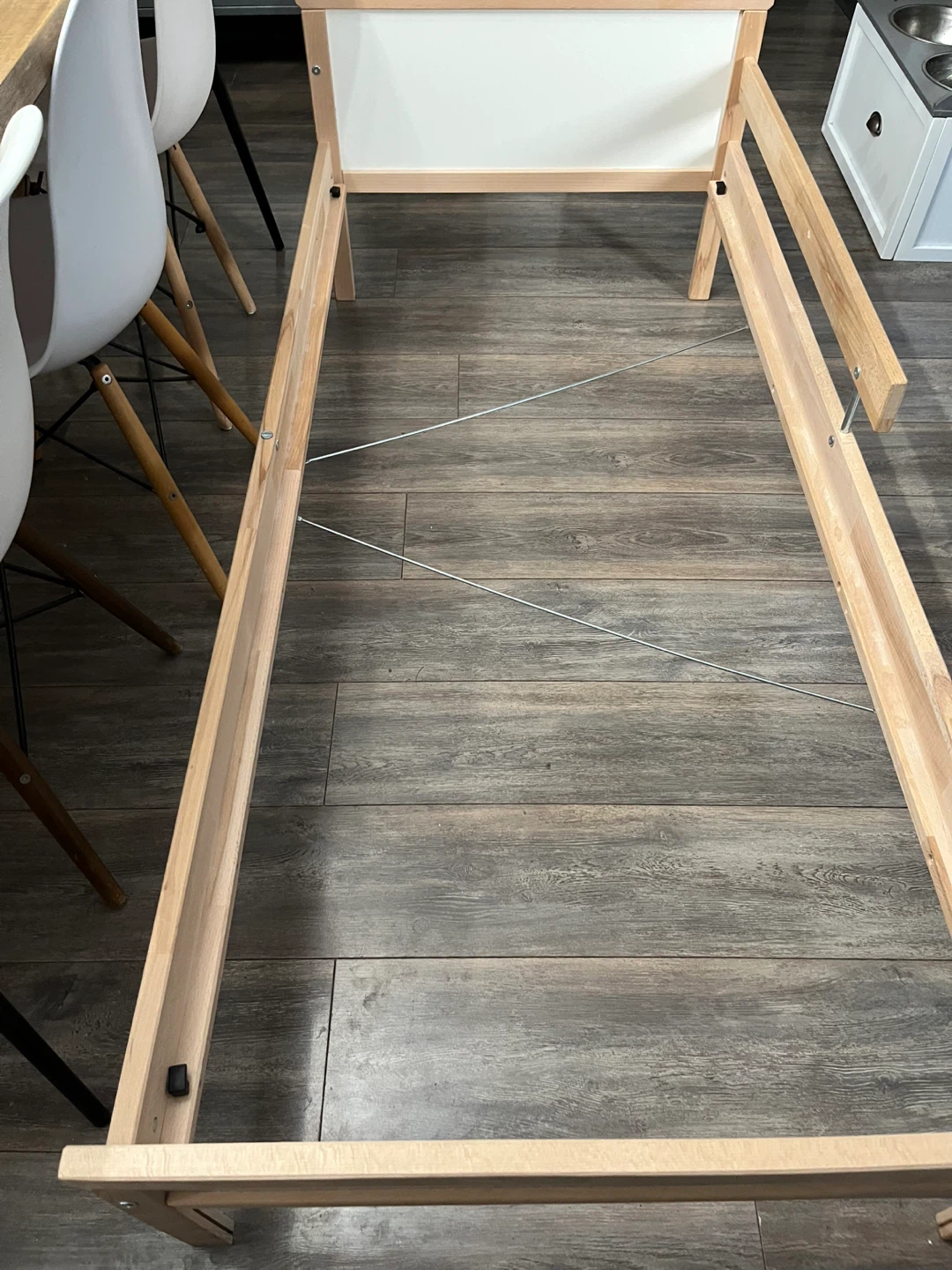 Wooden Toddler Bed Frame with Mattress - photo 3