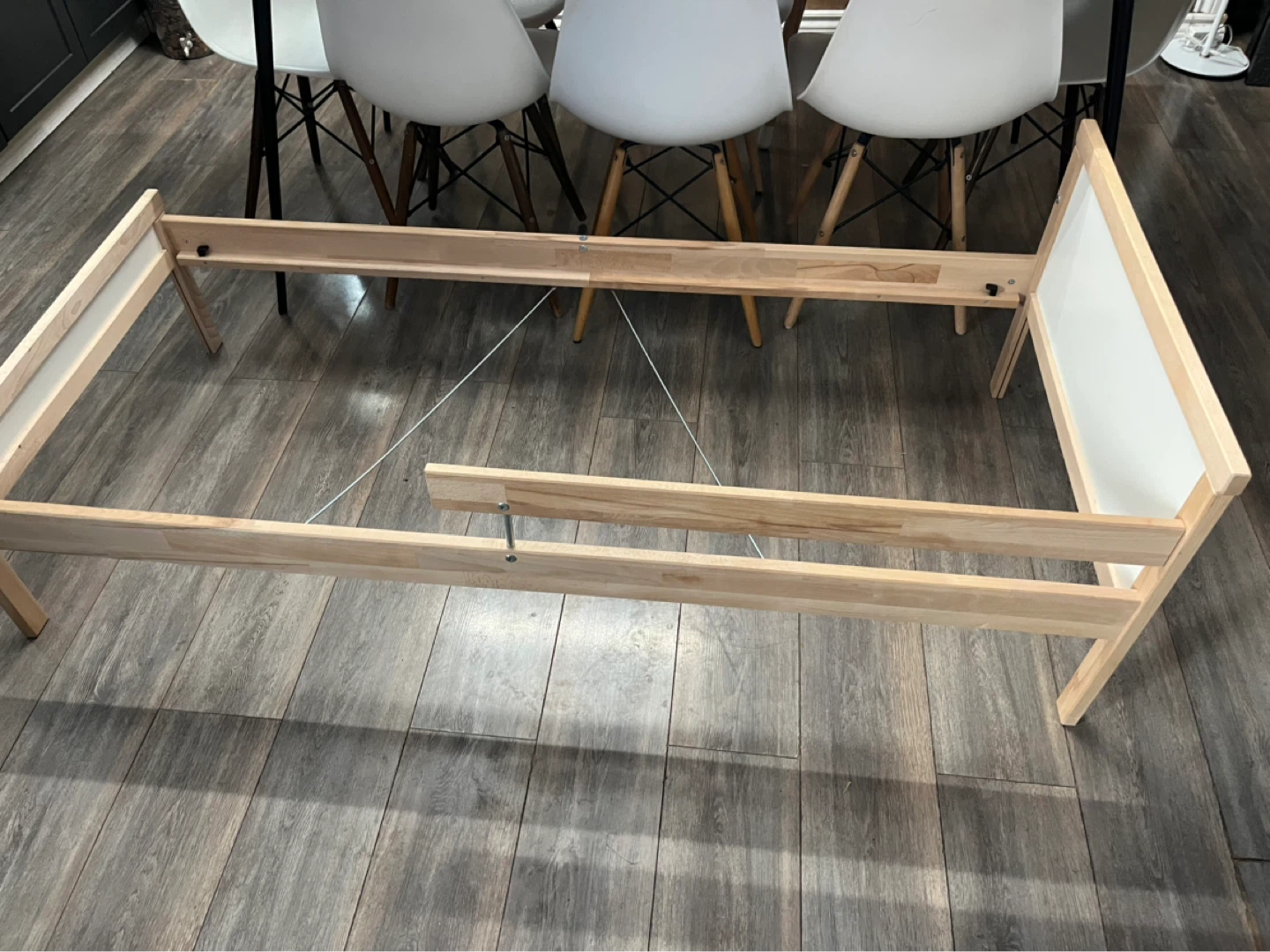 Wooden Toddler Bed Frame with Mattress - photo 5