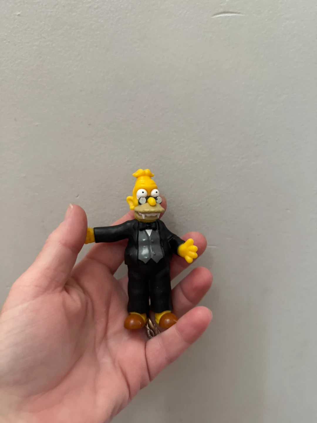 The Simpsons Grampa  Simpson Keychain