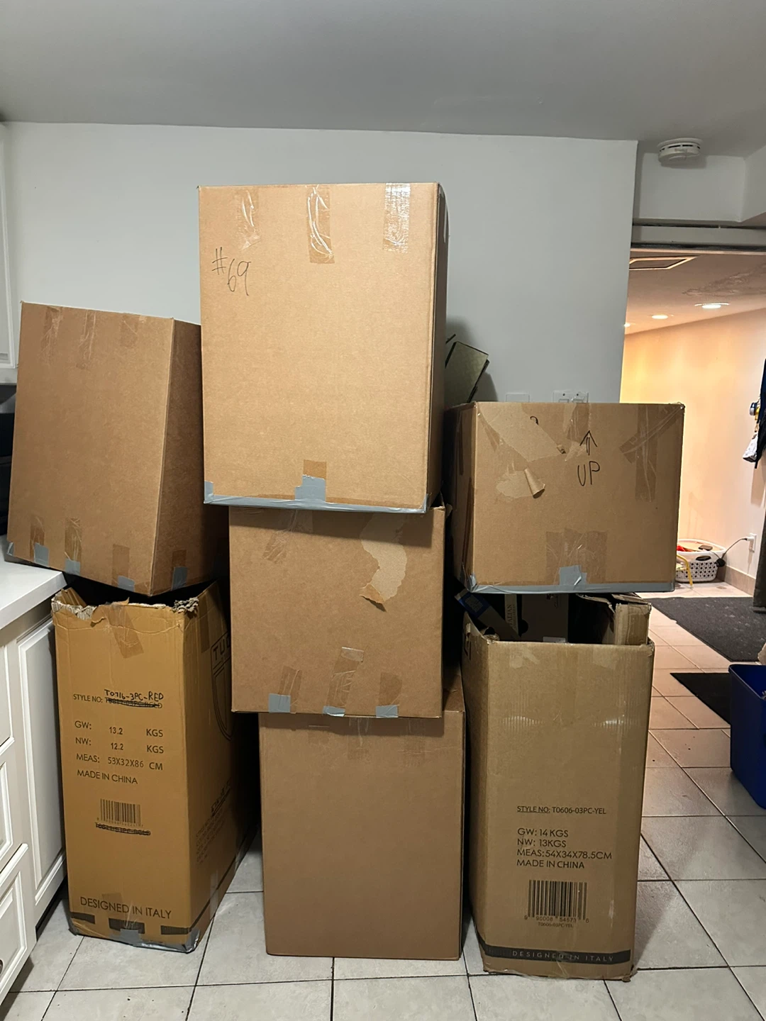 Free moving boxes