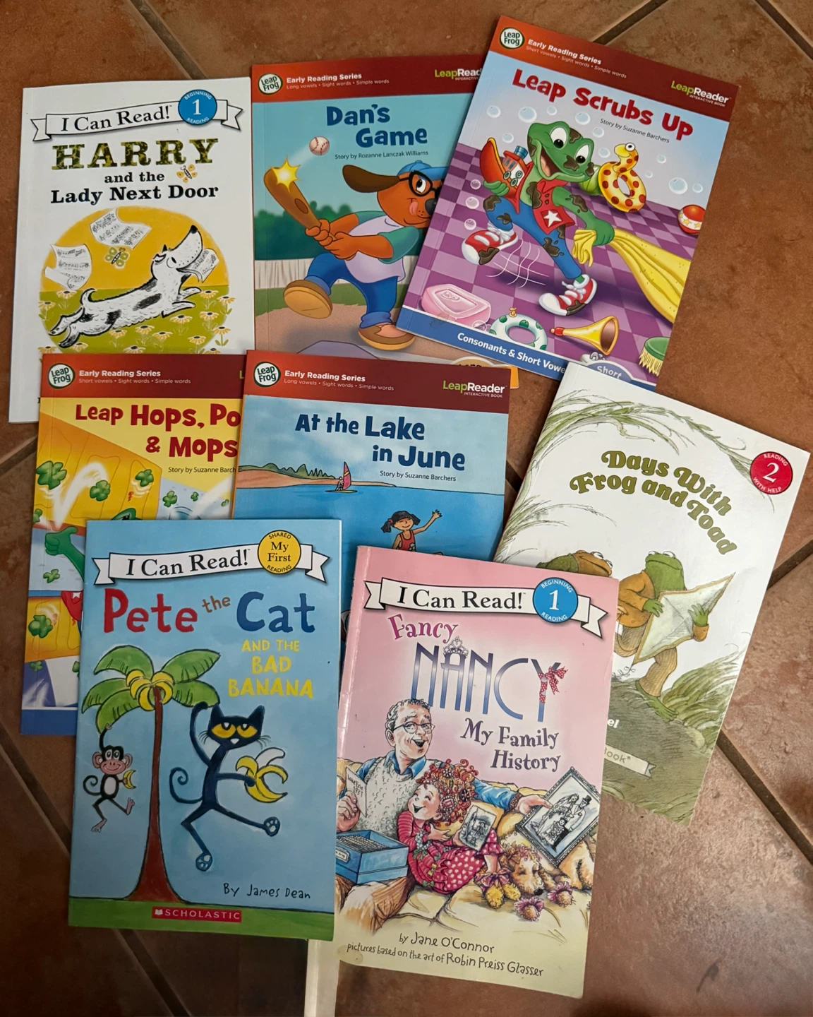 Bundle of 7 Children's Books: I Can Read!, LeapFrog, Scholastic