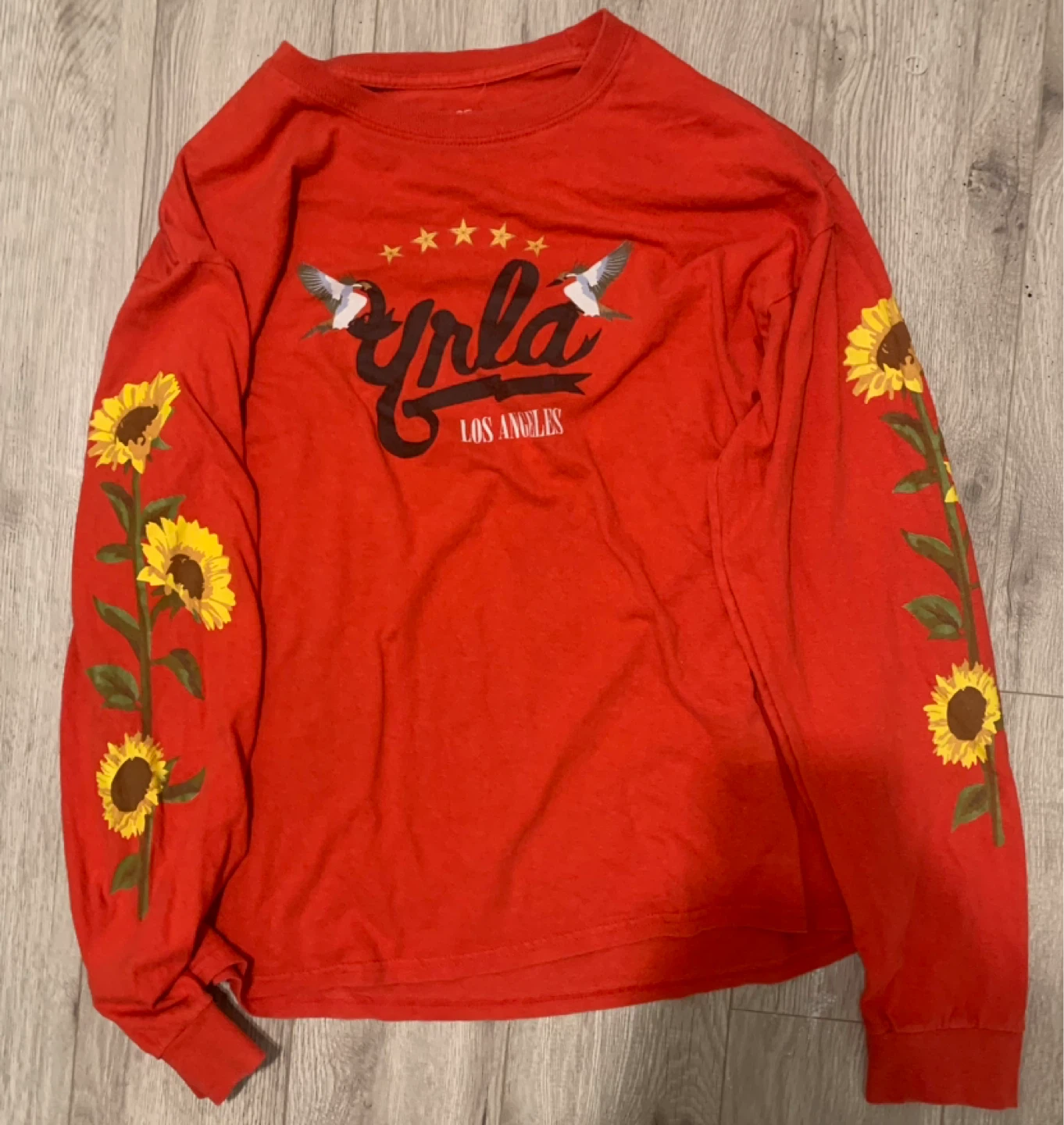 YR Los Angeles Red Long Sleeve Shirt