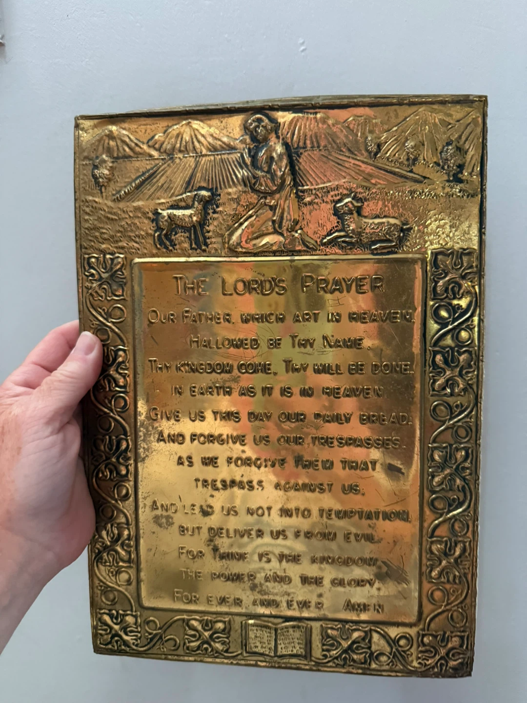 The Lord's Prayer Wall Plaque