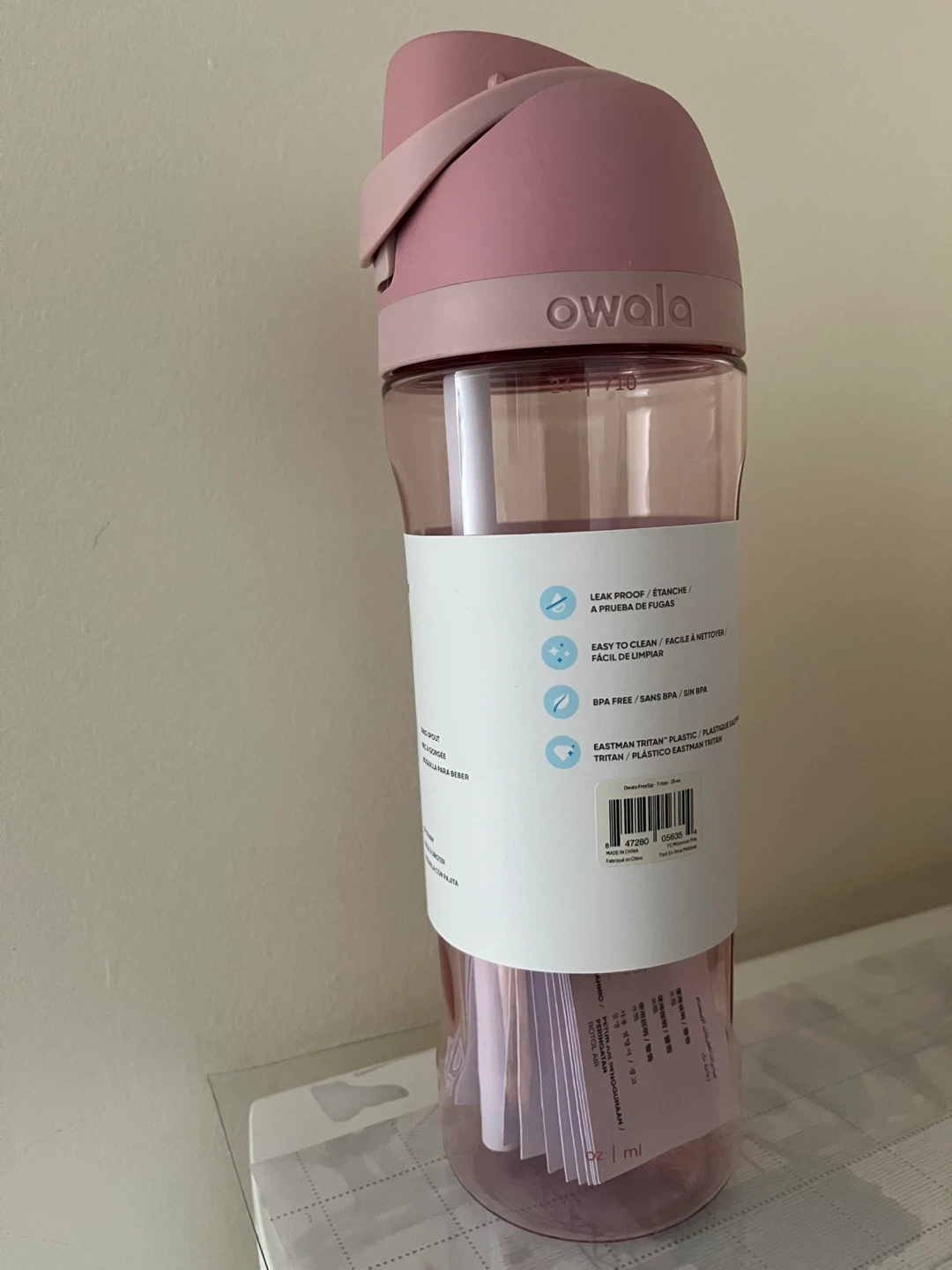 Owala FreeSip Water Bottle 740ml Pink - photo 2