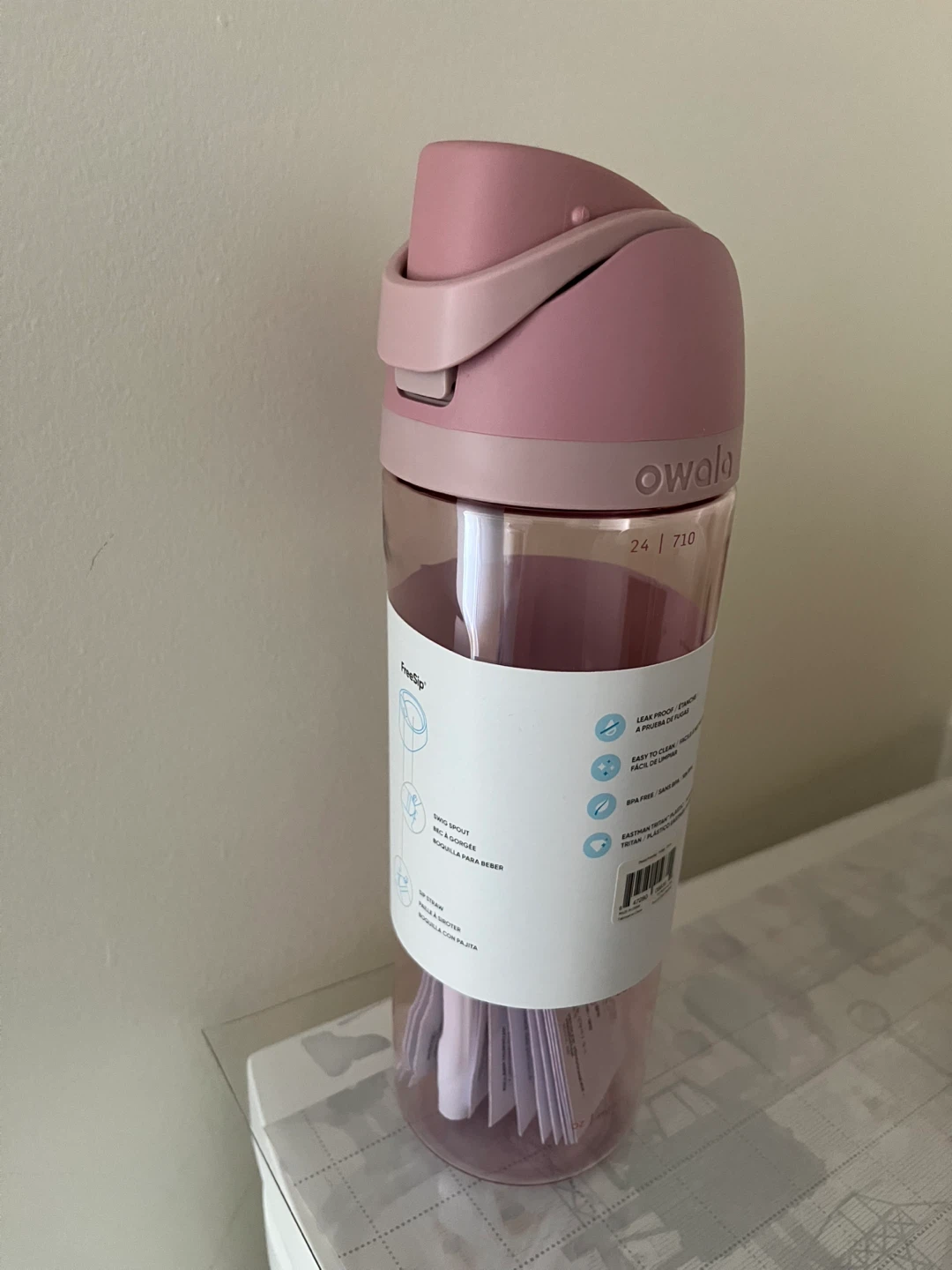 Owala FreeSip Water Bottle 740ml Pink - photo 3