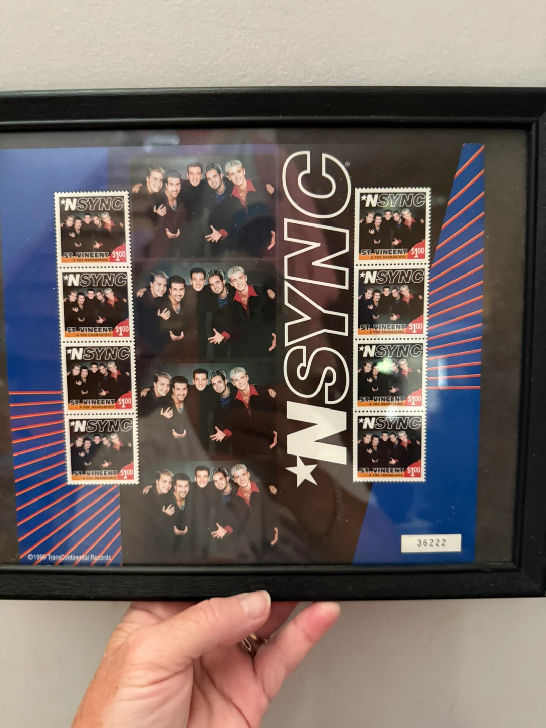 NSYNC Framed Stamp Sheet