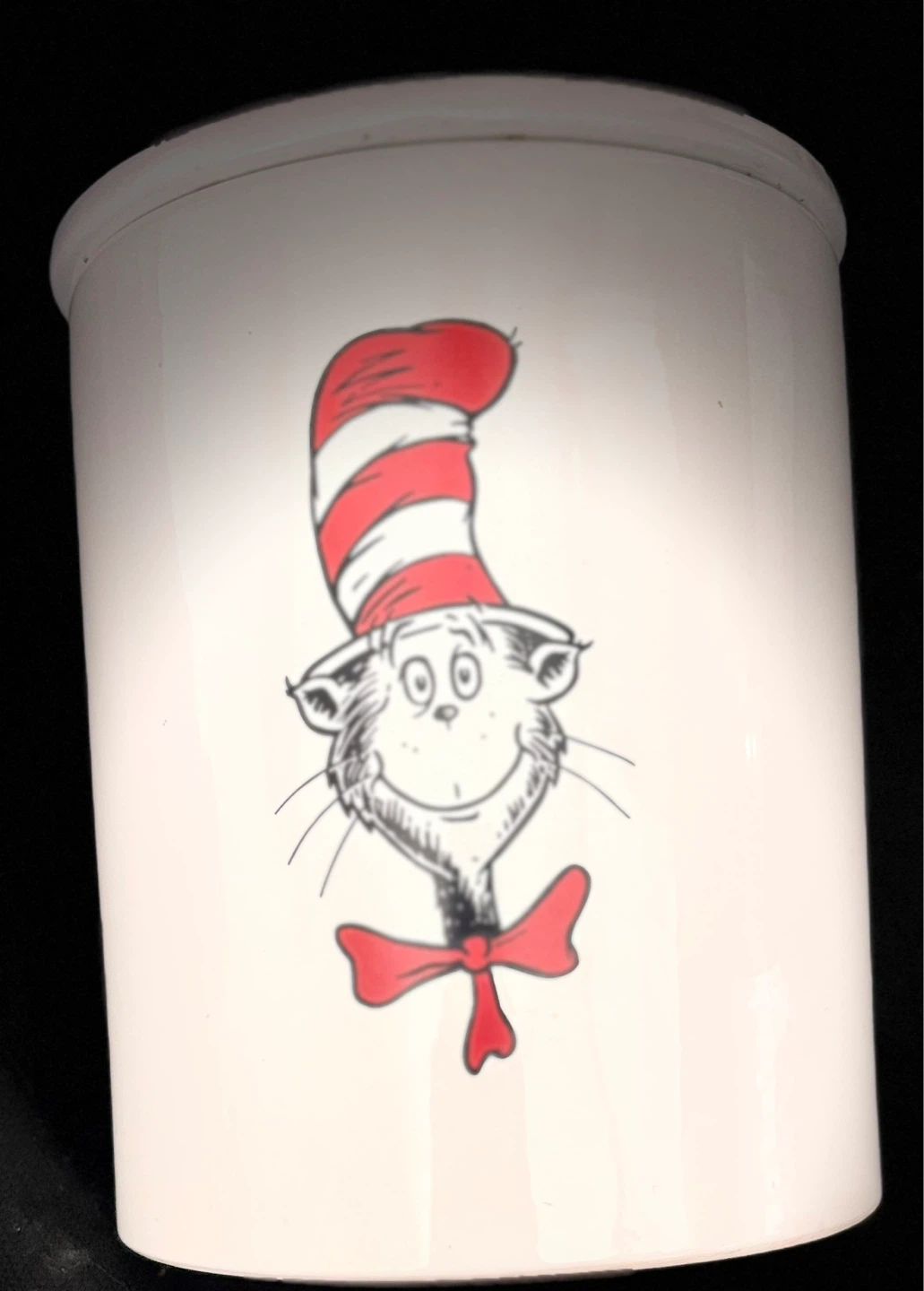 Dr. Seuss The Cat in the Hat Ceramic Canister