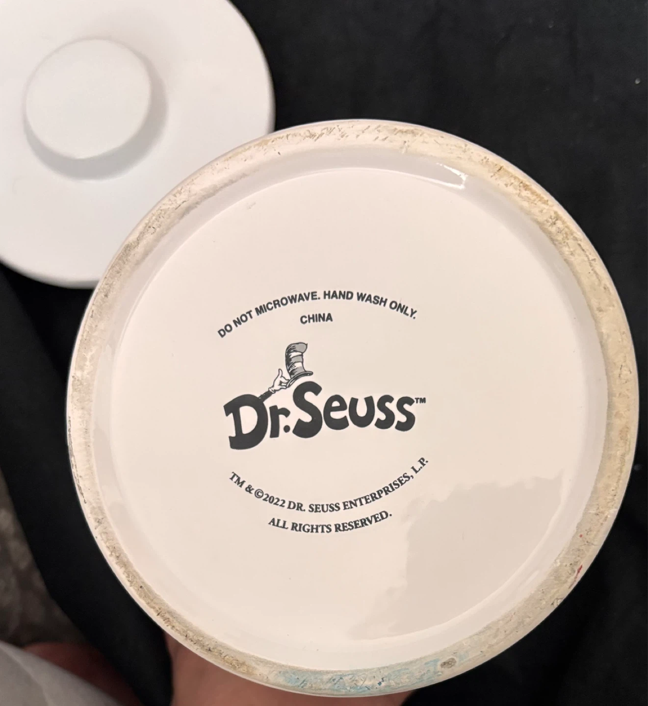Dr. Seuss The Cat in the Hat Ceramic Canister - photo 2