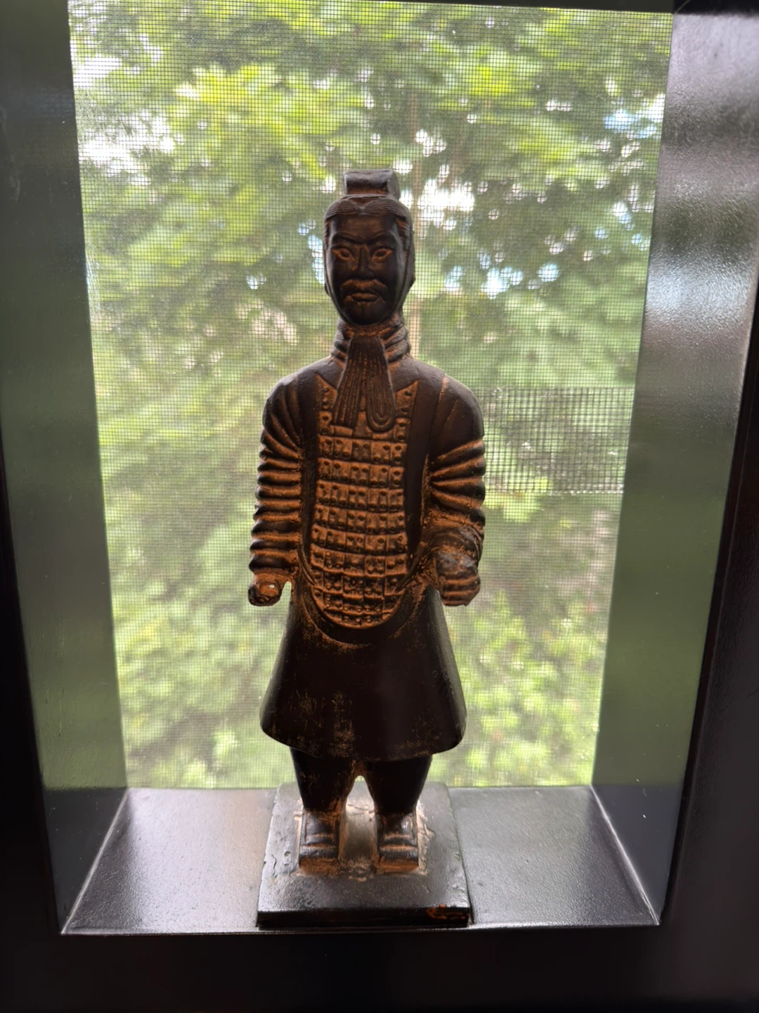 Buddha Head and Terracotta Warrior Statues - photo 2