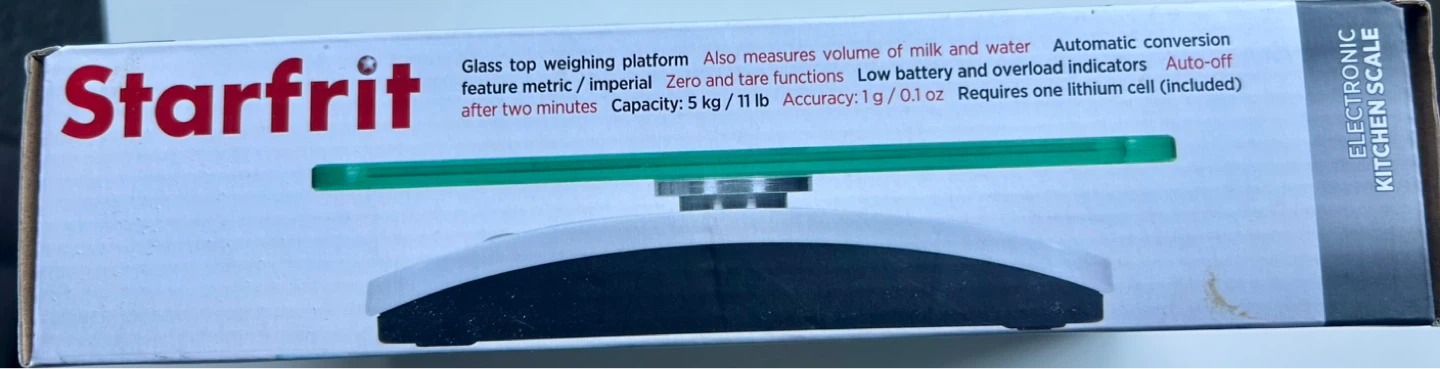 Starfrit Electronic Kitchen Scale - photo 2