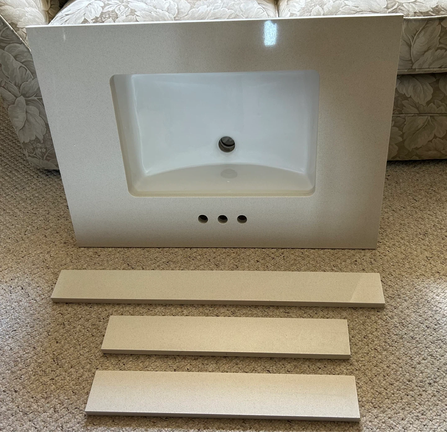 Quartz Vanity Top with sink - photo 2