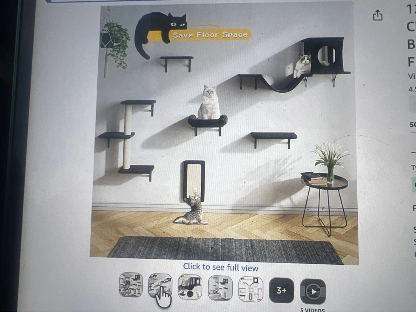 12-in-1 Cat Climber with Bridge and Hammock - photo 2