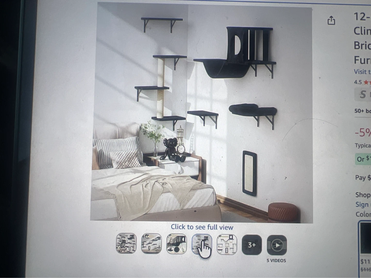12-in-1 Cat Climber with Bridge and Hammock - photo 4