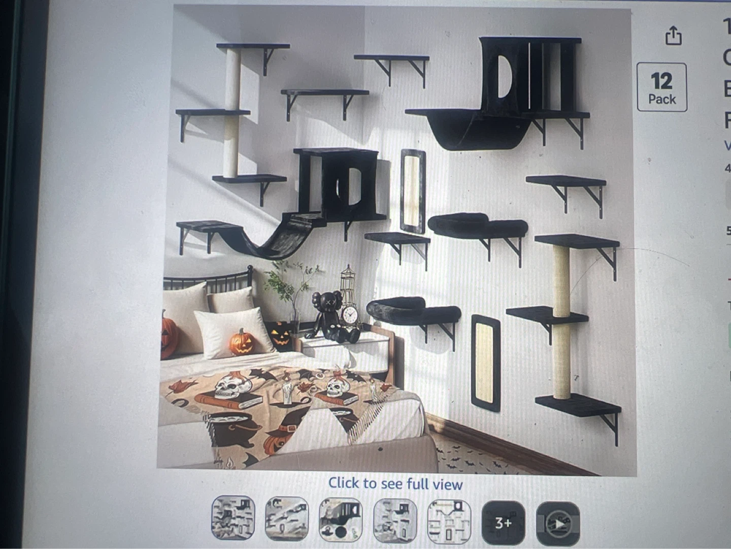 12-in-1 Cat Climber with Bridge and Hammock