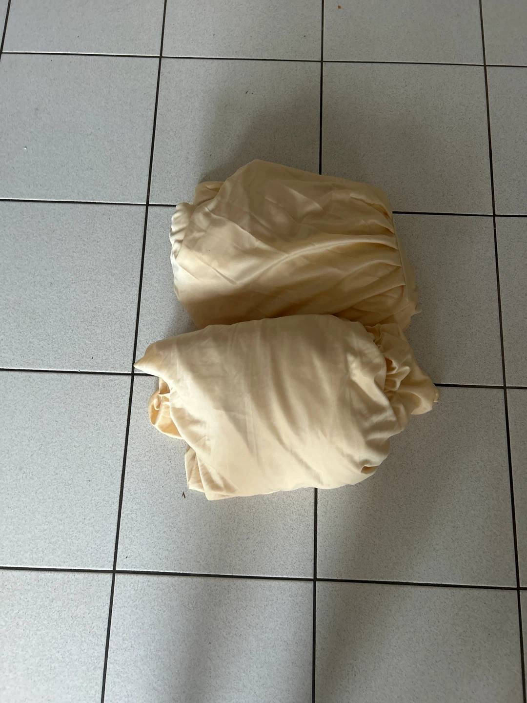 2 pack - Cream Spandex Tablecloth for 6FT Folding Table - photo 4