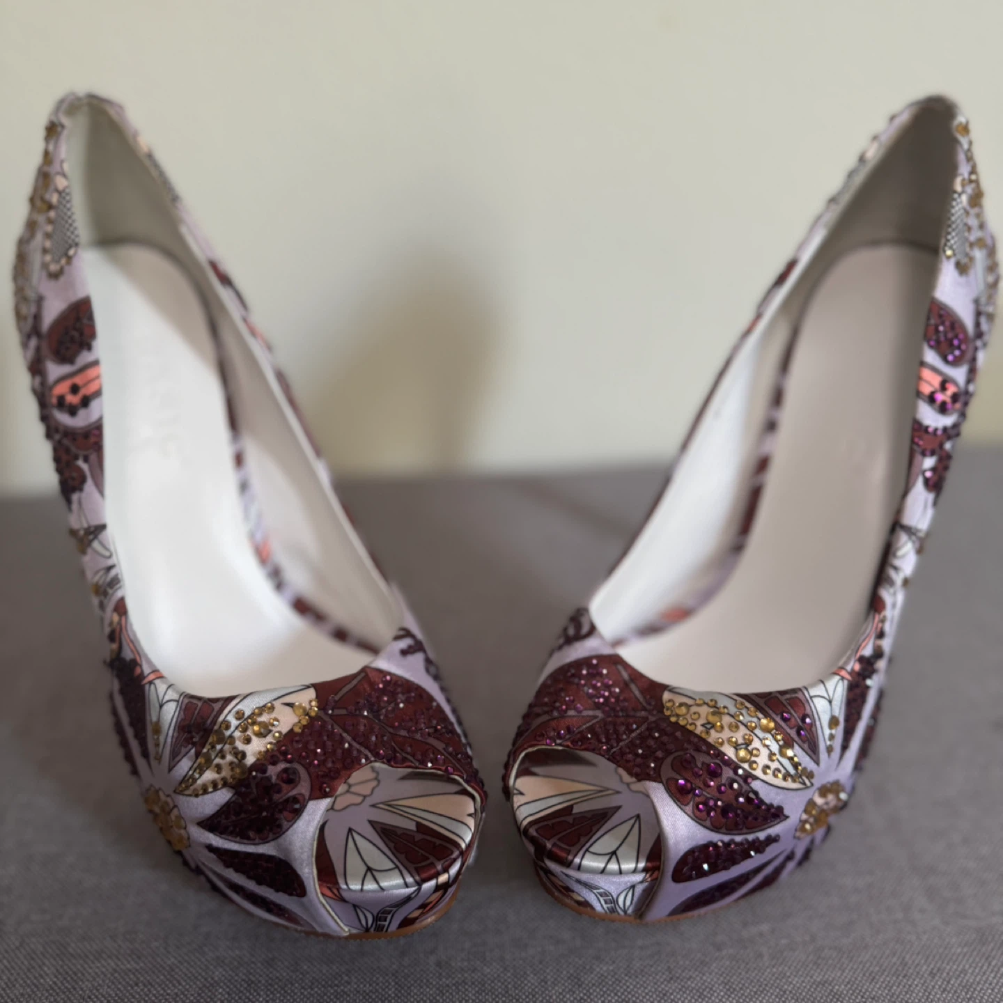 Basic Embellished Platform Heels – EU 38 – Worn Once - photo 2