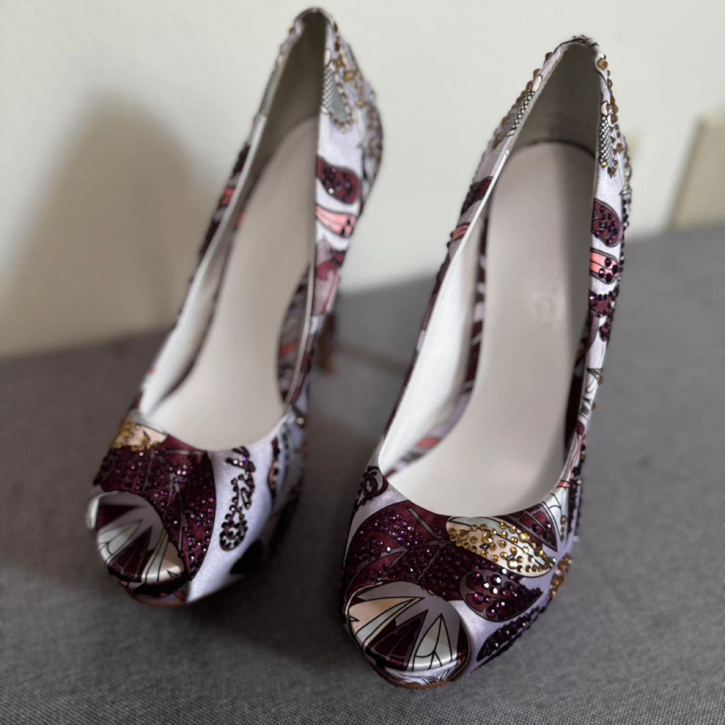 Basic Embellished Platform Heels – EU 38 – Worn Once